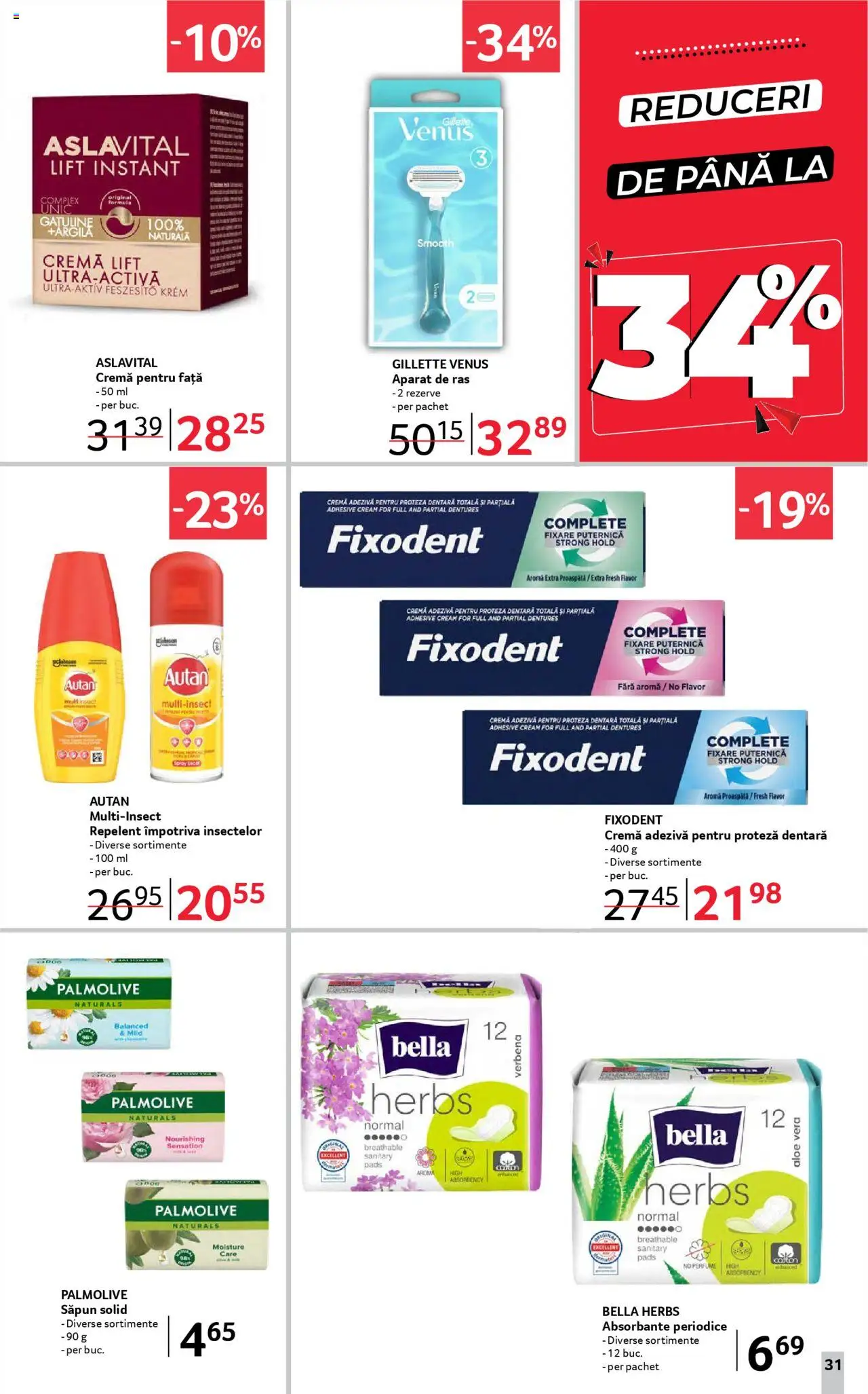 Catalog Selgros 25 - 30 Iulie 2025 | Pagina 31 | Produse: Aloe vera, Cremă, Săpun, Absorbante