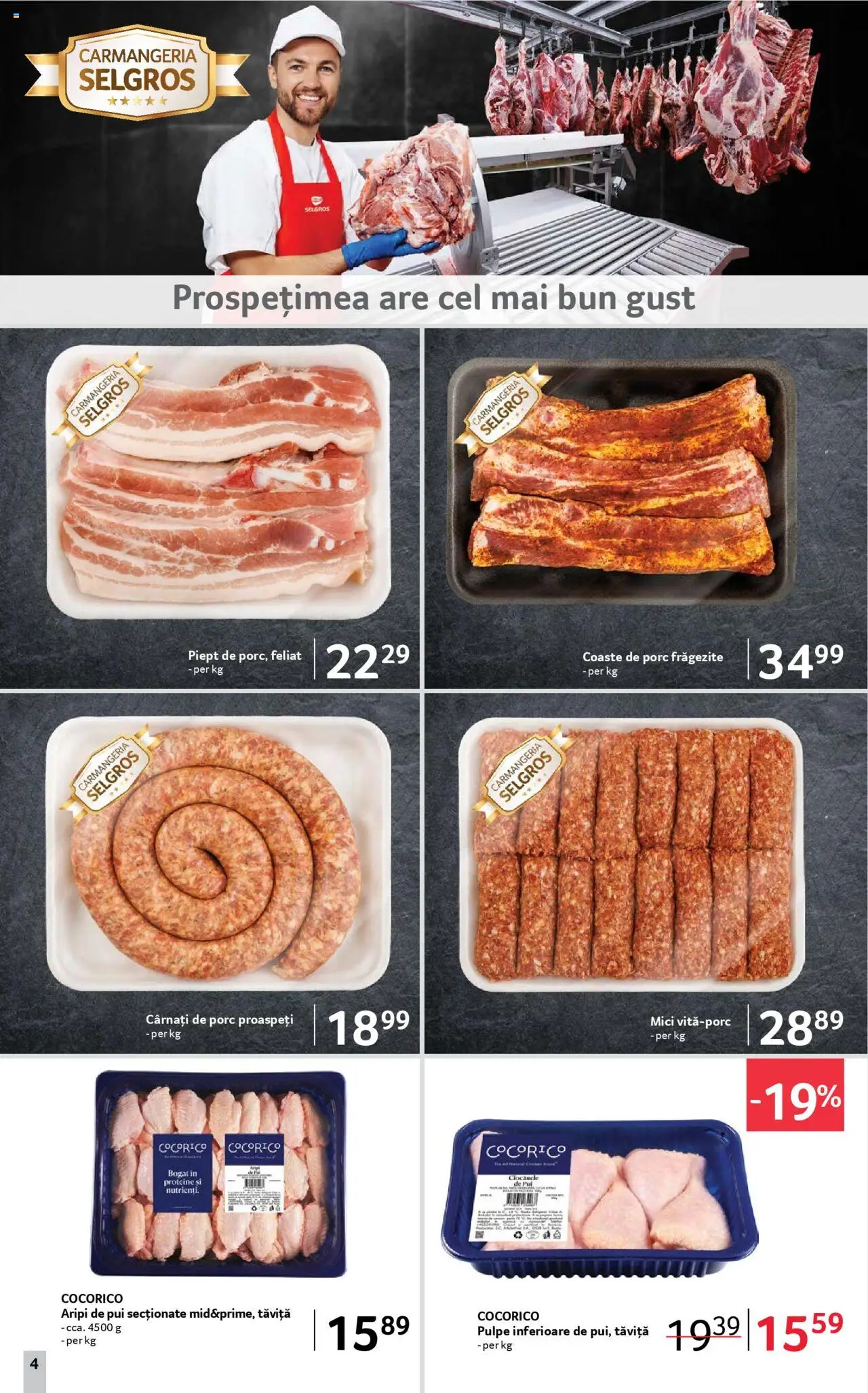 Catalog Selgros 25 - 30 Iulie 2025 | Pagina 4 | Produse: Masaüstü kılıfı, Hacıyatmaz Kedi Oyuncağı, Mici, Cârnați