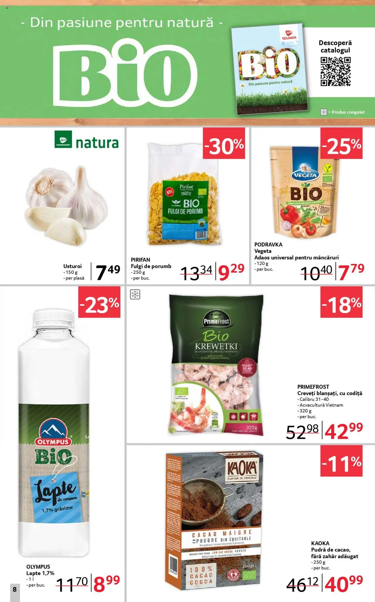 Catalog Selgros 25 - 30 Iulie 2025 | Pagina 8 | Produse: Pudră, Lapte, Cacao, Zahăr
