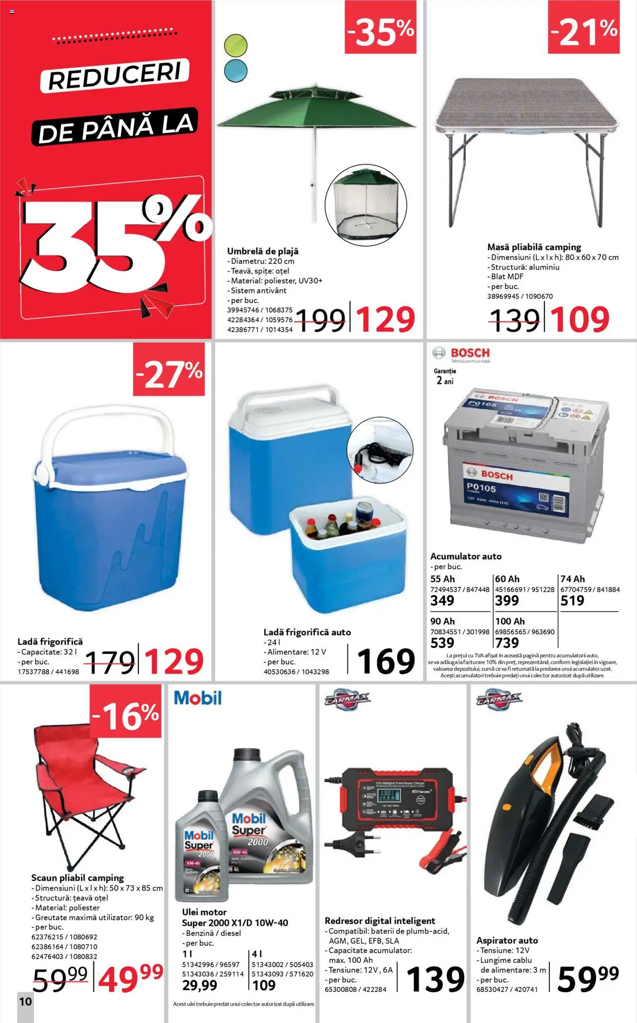 Catalog Selgros 25 - 30 Iulie 2025 | Pagina 10 | Produse: Cablu, Baterii, Ulei, Ladă frigorifică