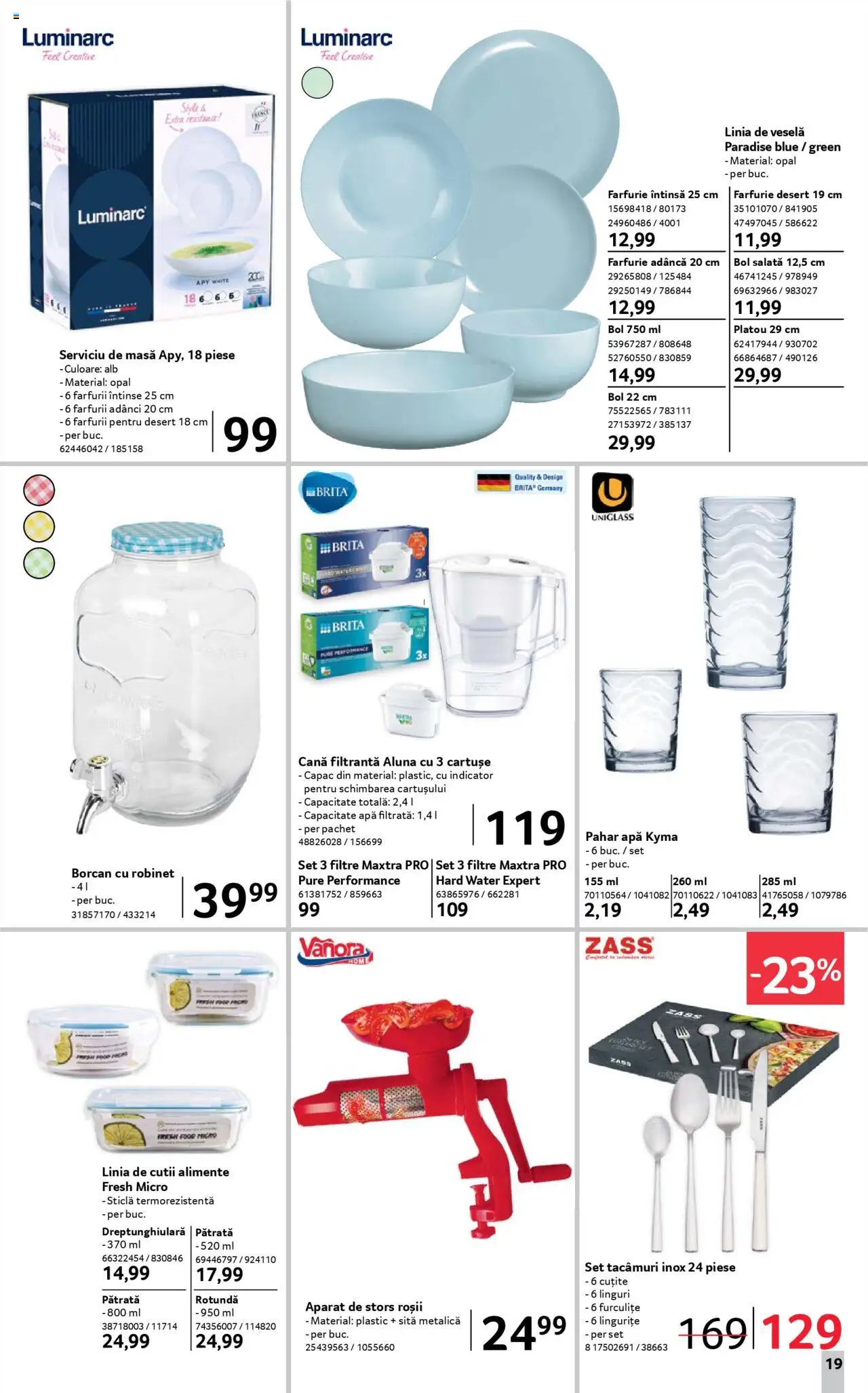 Catalog Selgros 25 - 30 Iulie 2025 | Pagina 19 | Produse: Linguri, Borcan, Salată, Apă