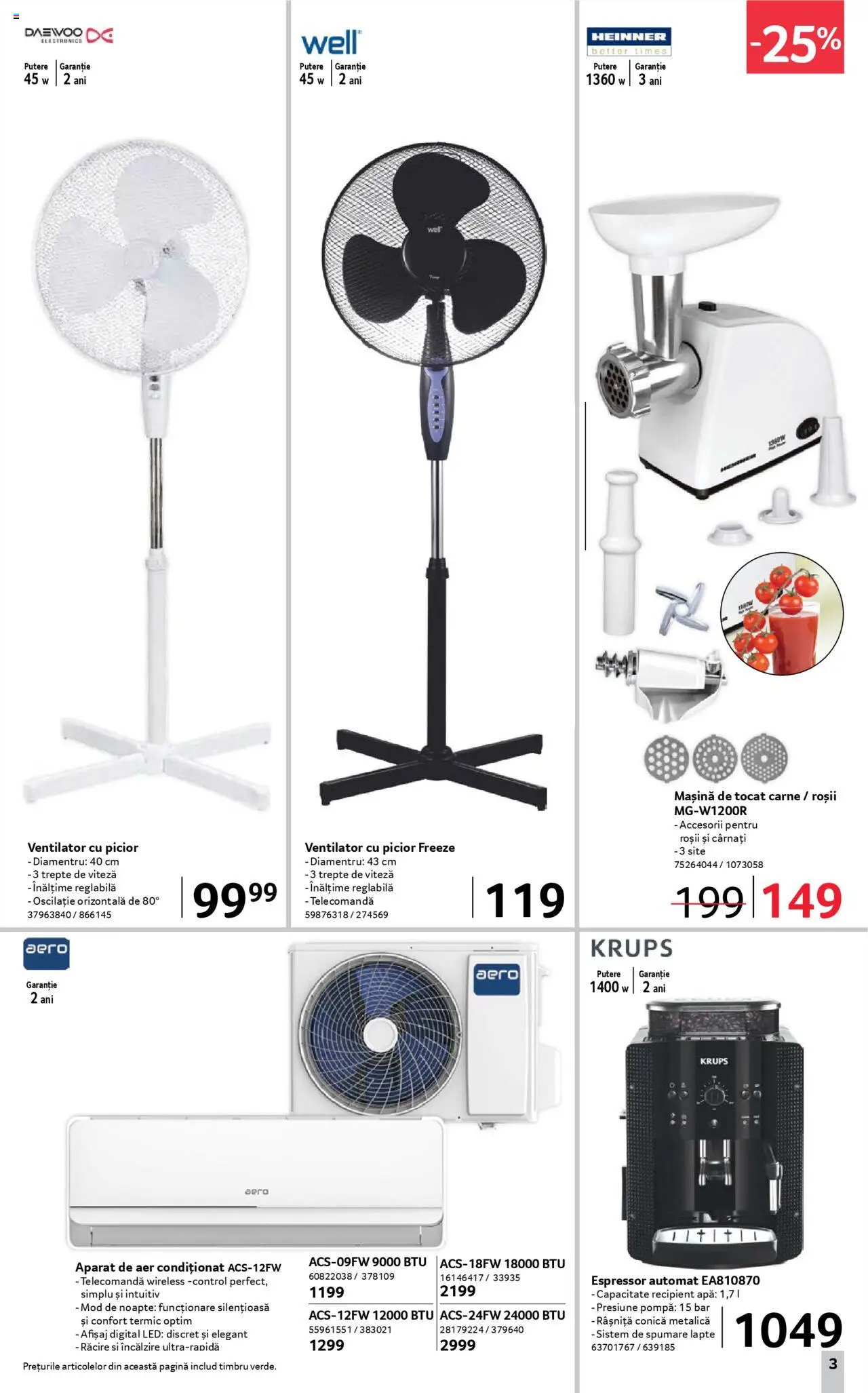 Catalog Selgros 25 - 30 Iulie 2025 | Pagina 3 | Produse: Espressor, Babak, Apă, Cârnați