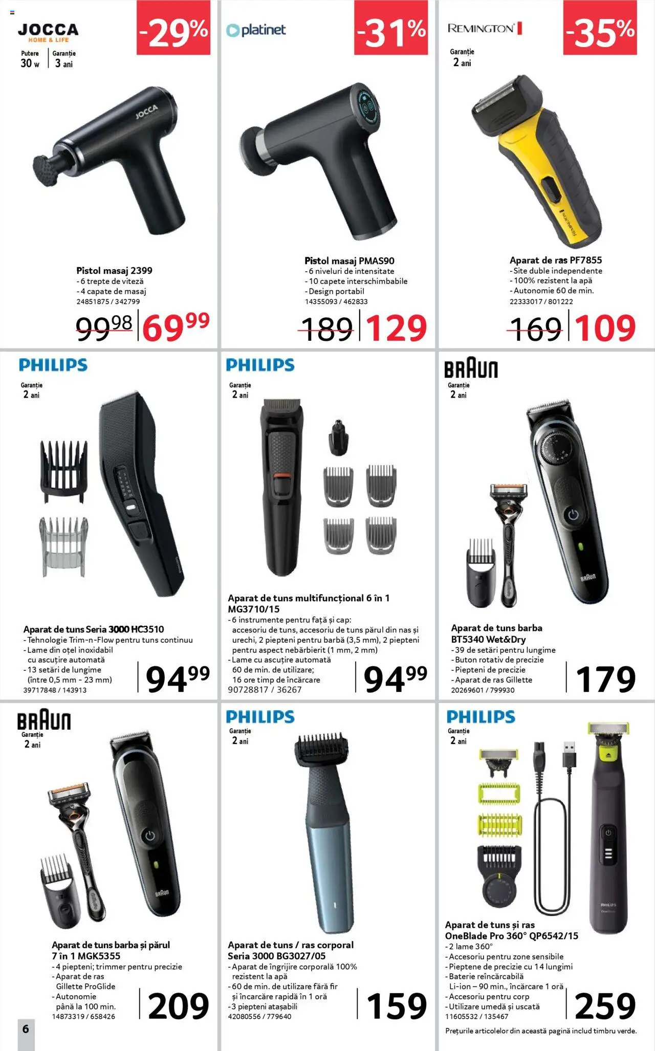 Catalog Selgros 25 - 30 Iulie 2025 | Pagina 6 | Produse: Trimmer, Enginar, Aparat De Ras, Baterie