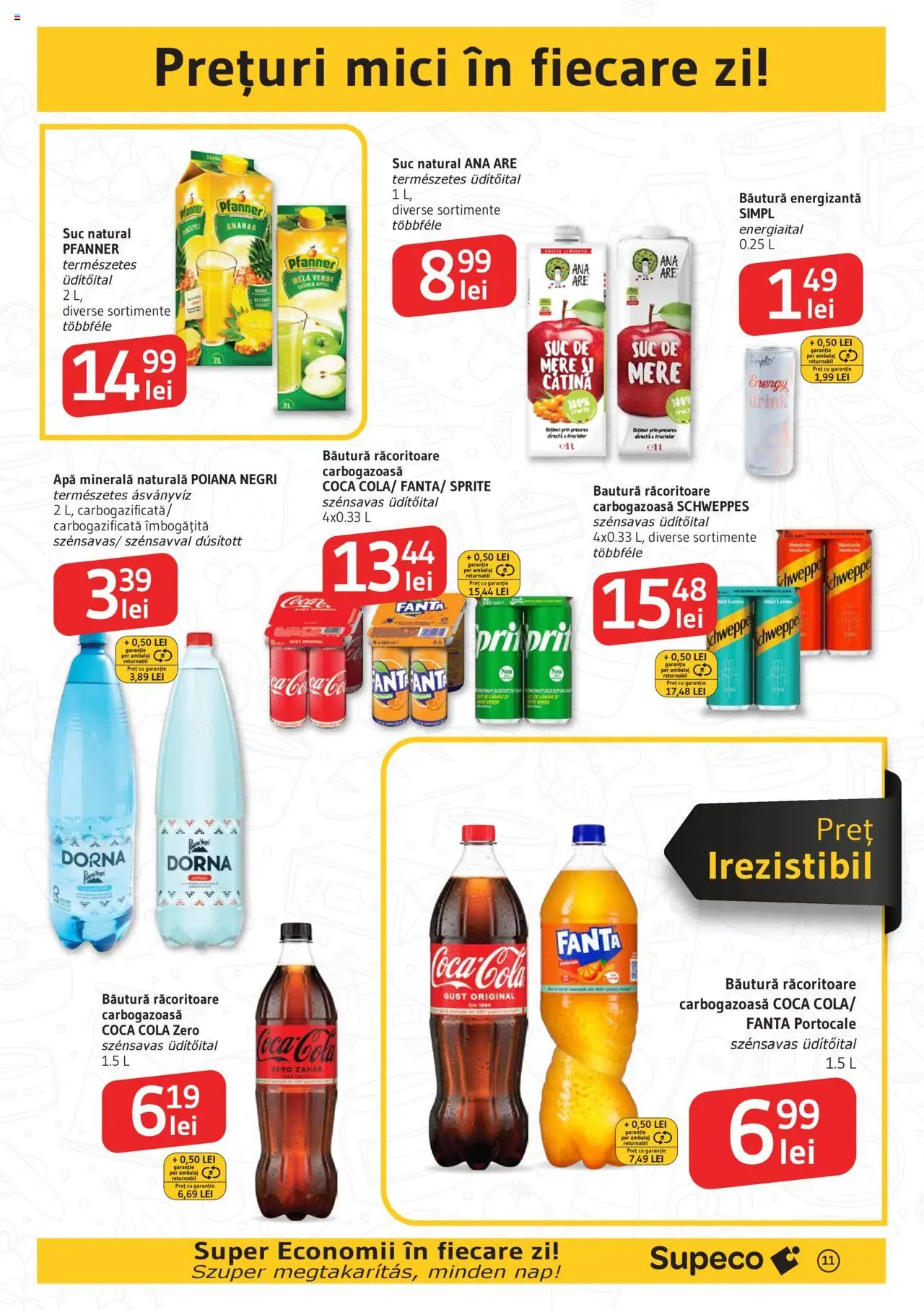 Catalog Supeco 24 Iulie - 5 August 2025 | Pagina 11 | Produse: Mici, Suc, Portocale, Fructe