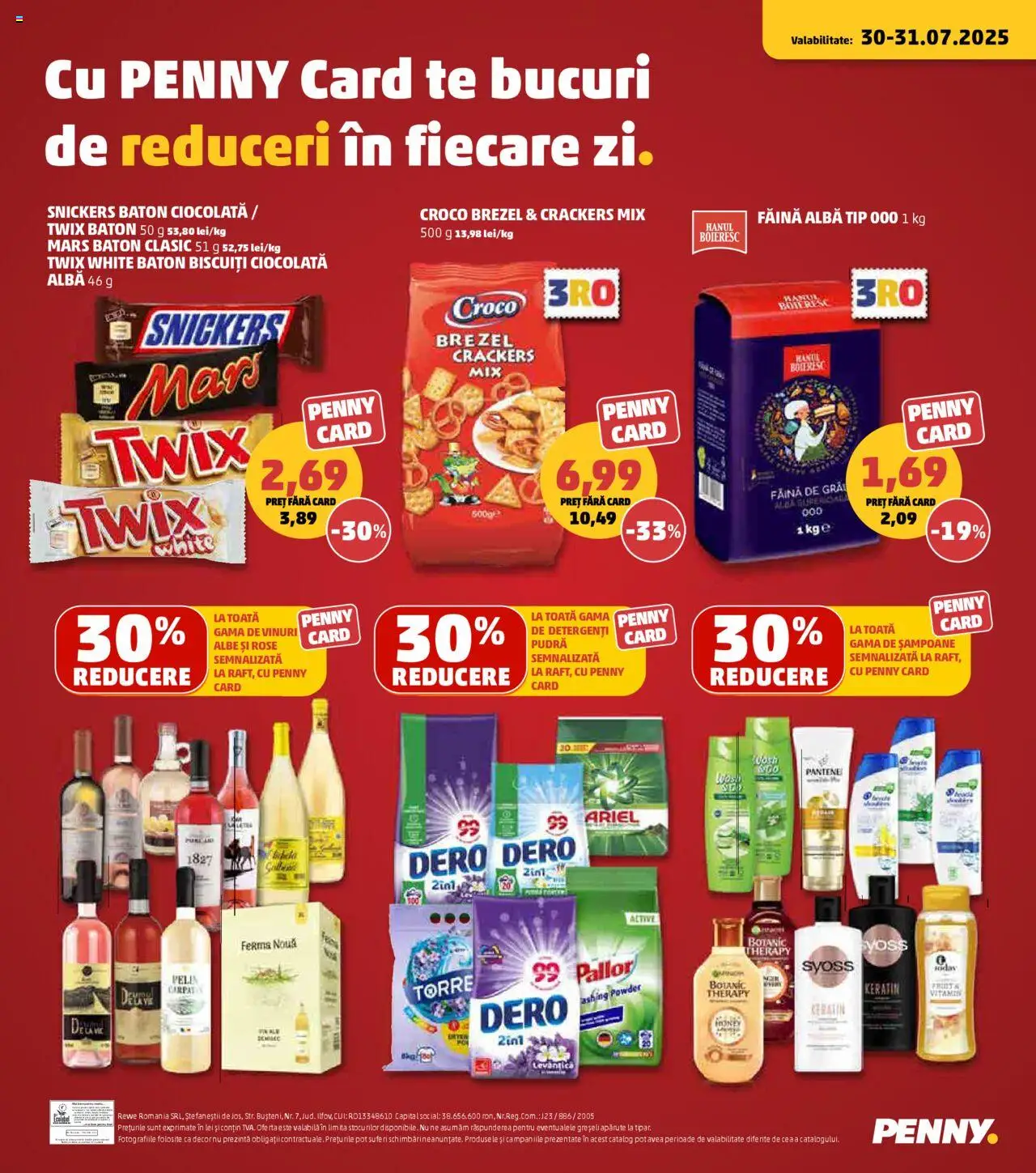 Catalog PENNY Market 1 - 7 August 2025 | Pagina 2 | Produse: Pudră, Ciocolată, Făină, Biscuiți