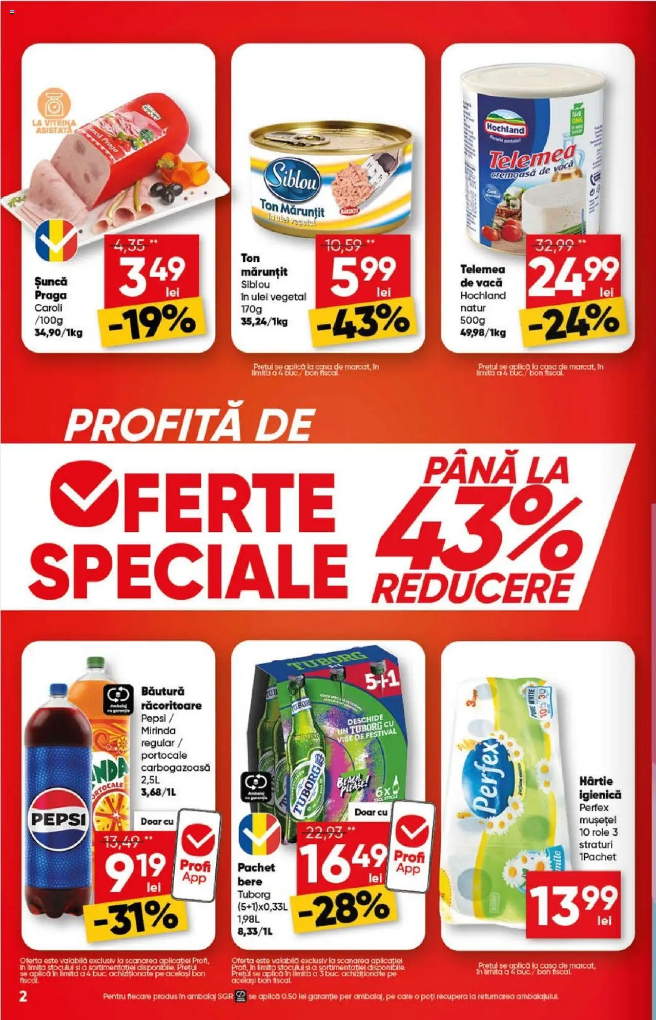 Catalog Profi 23 Iulie - 4 August 2025 | Pagina 2 | Produse: Role, Vitrină, Ulei, Portocale