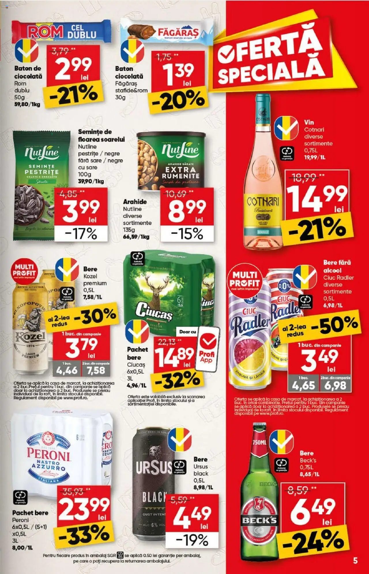 Catalog Profi 23 Iulie - 4 August 2025 | Pagina 5 | Produse: Zmeură, Arahide, Bant, Lămâie