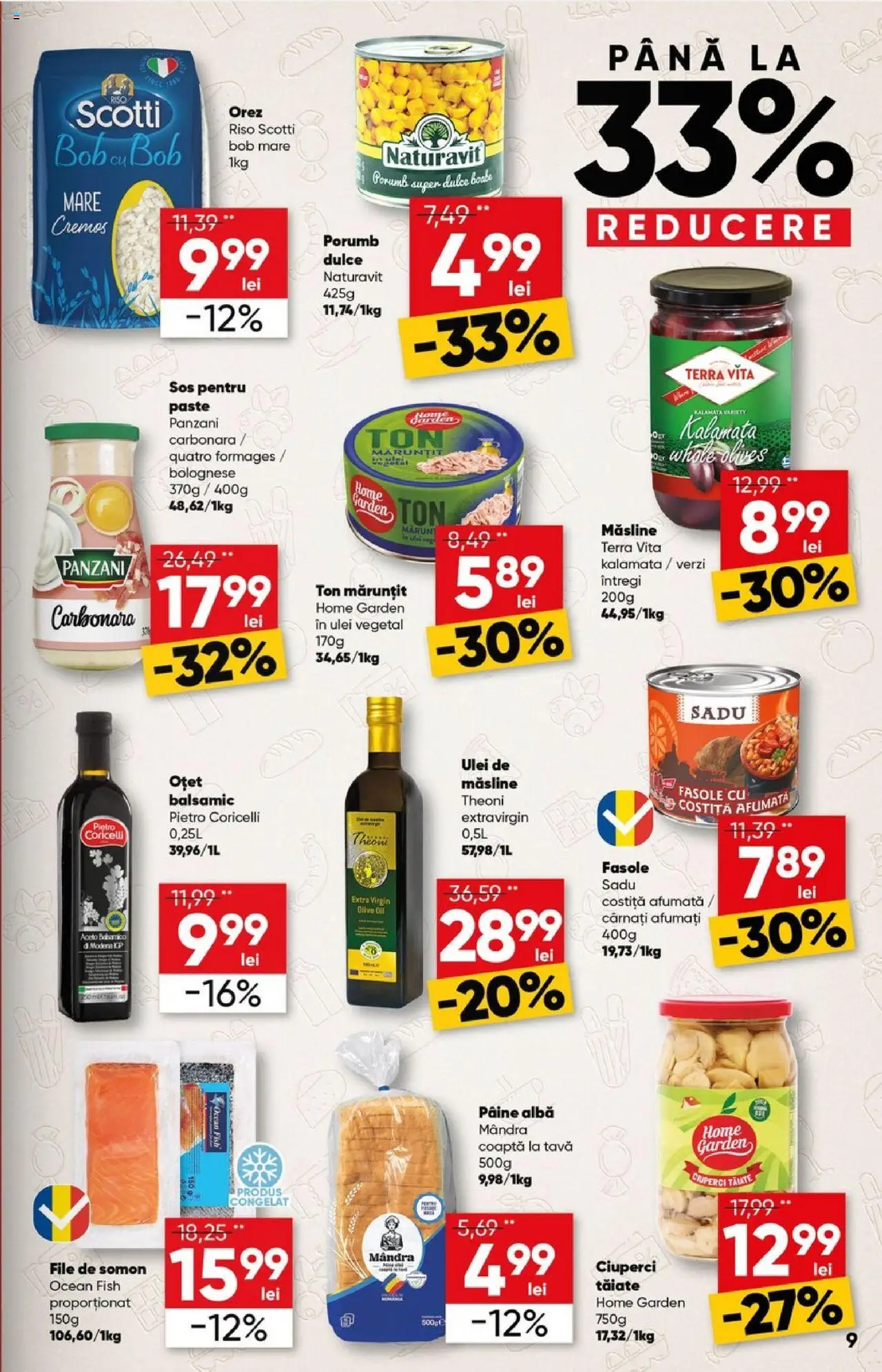 Catalog Profi 23 Iulie - 4 August 2025 | Pagina 9 | Produse: Oțet, Orez, Paste, Cârnați