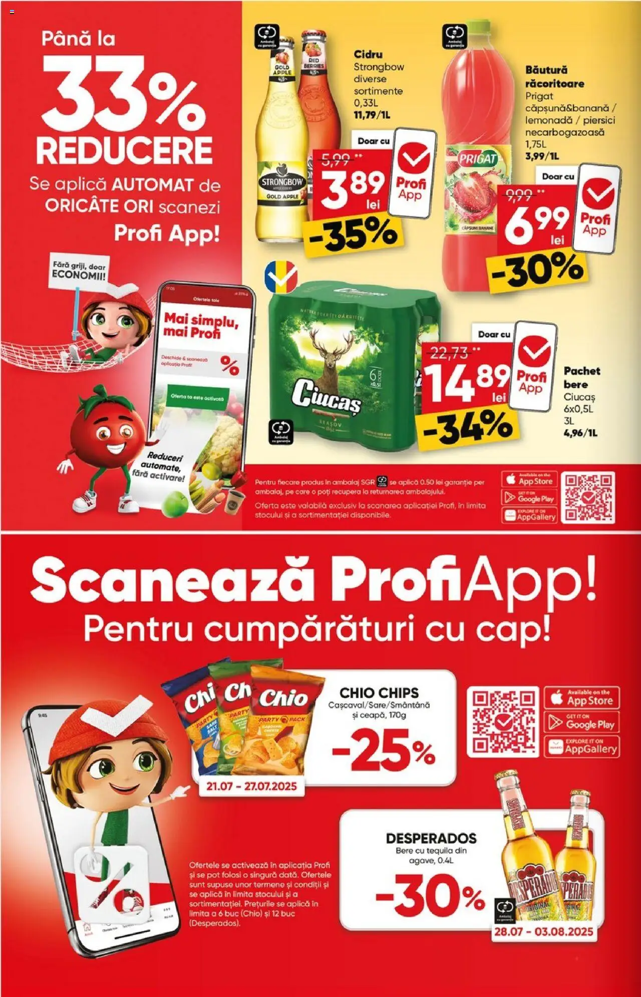 Catalog Profi 23 Iulie - 4 August 2025 | Pagina 2 | Produse: Apple, Eğitim çantaları, Bere