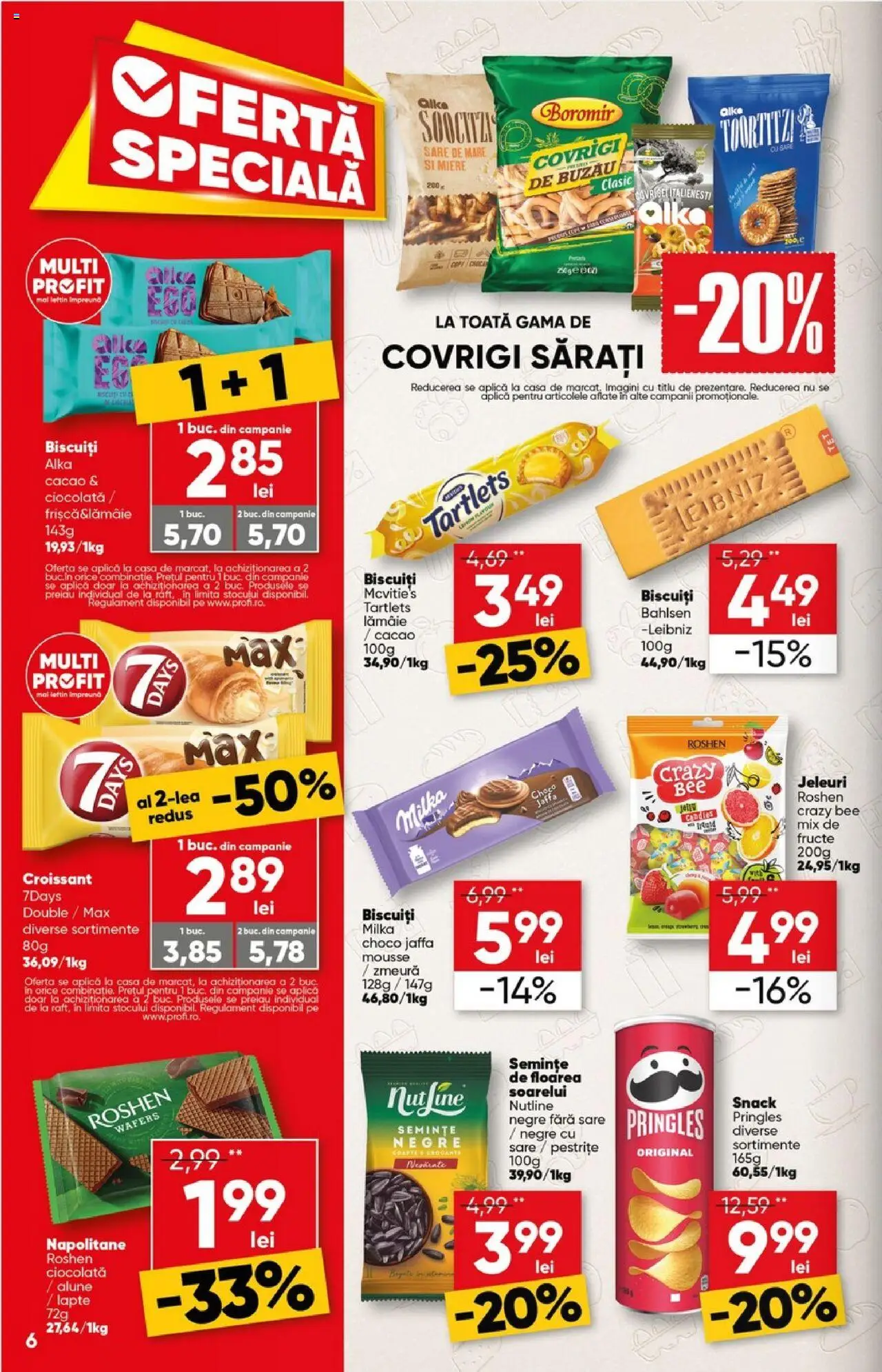 Catalog Profi 23 Iulie - 4 August 2025 | Pagina 6 | Produse: Alune, Lapte, Fructe, Sare