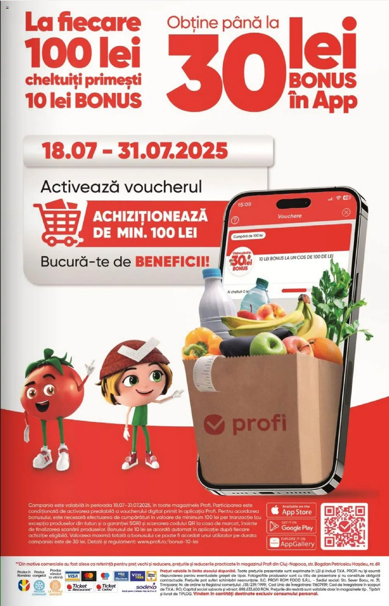 Catalog Profi 23 Iulie - 4 August 2025 | Pagina 9 | Produse: Coș, Vitrină, Rom