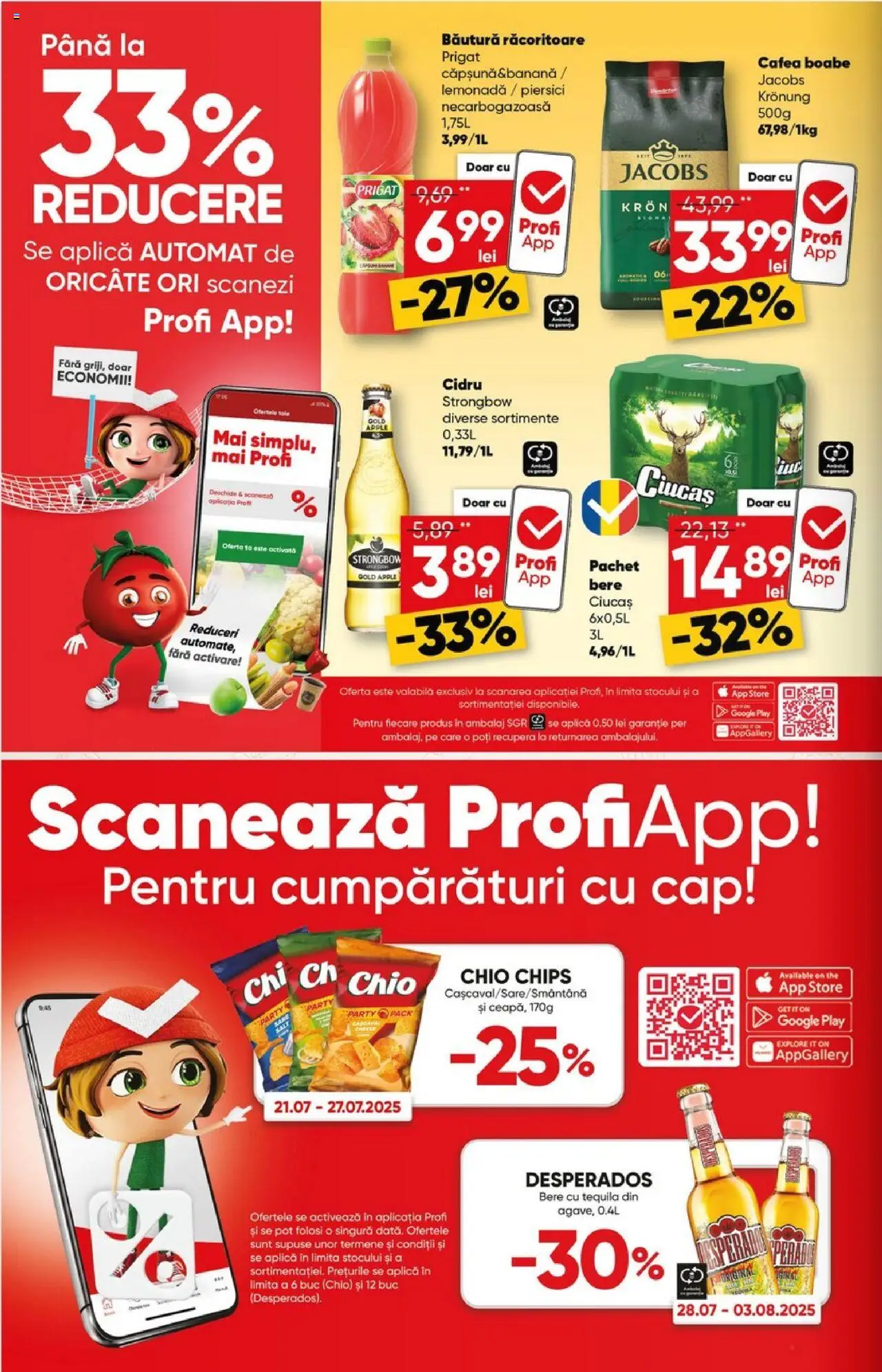 Catalog Profi 23 Iulie - 4 August 2025 | Pagina 10 | Produse: Apple, Cafea, Eğitim çantaları, Bere