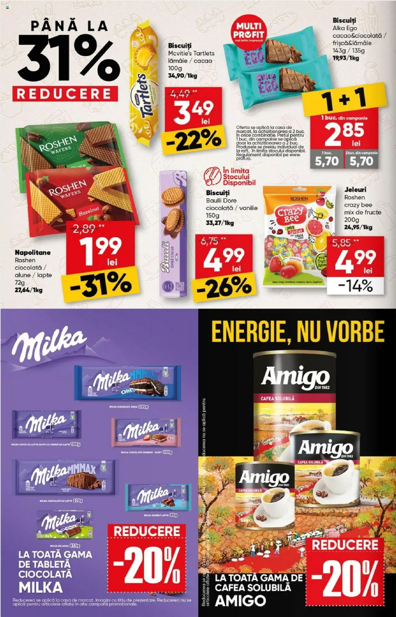 Catalog Profi 23 Iulie - 4 August 2025 | Pagina 12 | Produse: Napolitane, Cacao, Fructe, Lămâie