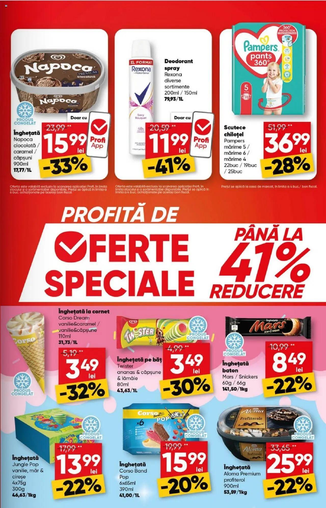 Catalog Profi 23 Iulie - 4 August 2025 | Pagina 3 | Produse: Ciocolată, Deodorant, Căpșuni, Cireșe