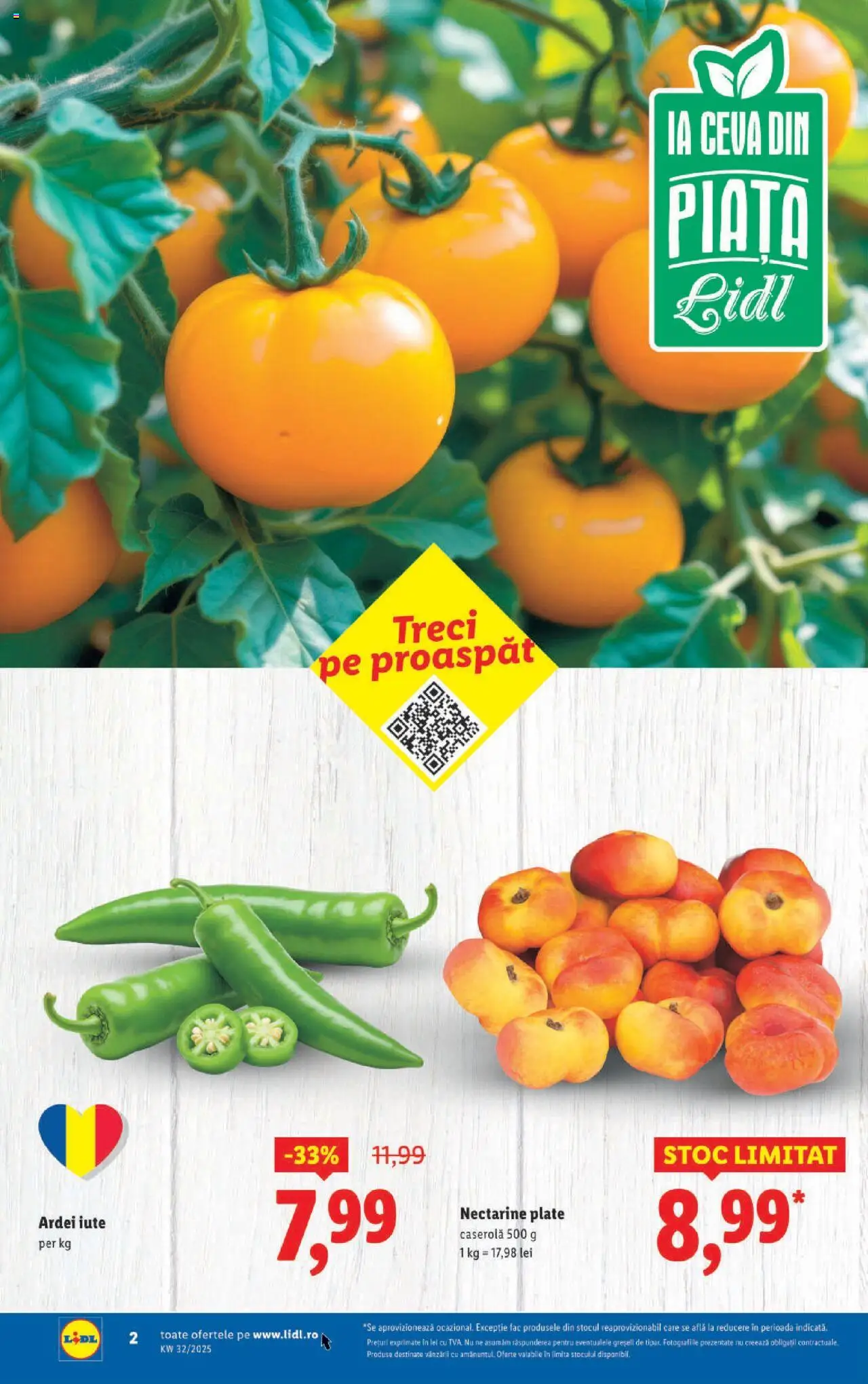 Catalog LIDL 4 - 9 August 2025 | Pagina 2 | Produse: Temizlik kovası, Ardei, Ardei iute