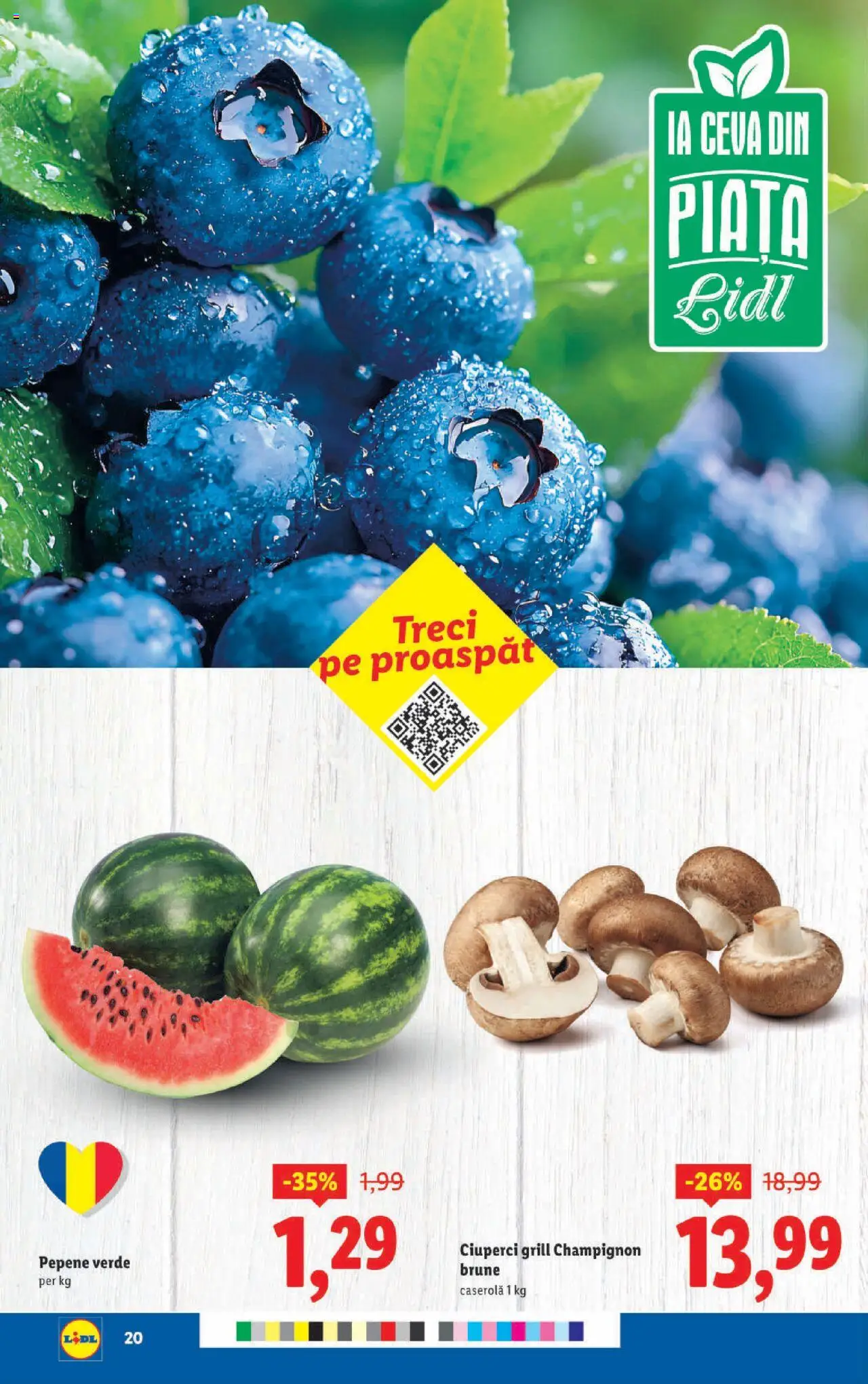 Catalog LIDL 4 - 9 August 2025 | Pagina 20 | Produse: Pepene Verde, Grill, Ciuperci
