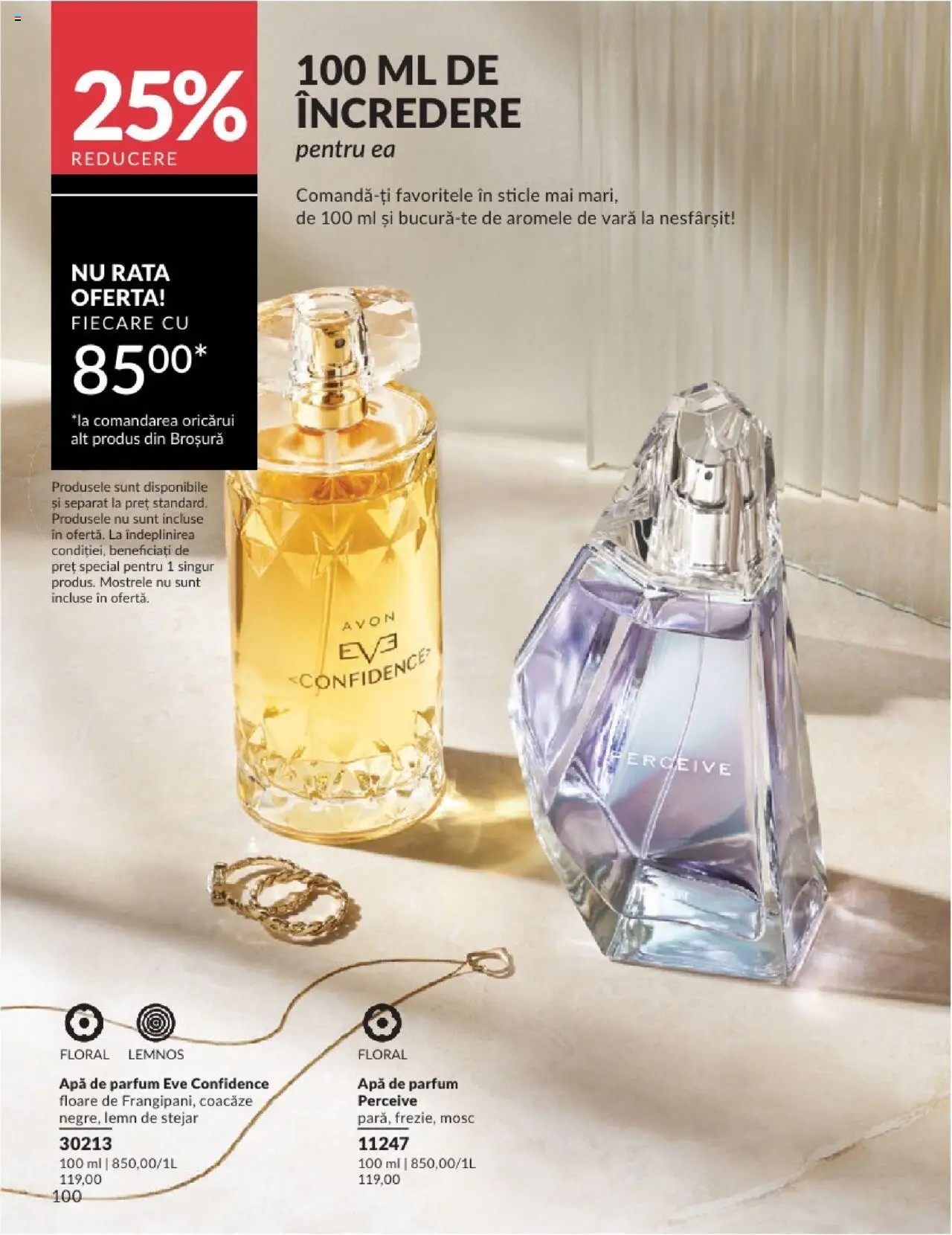 Catalog Avon 1 - 30 August 2025 | Pagina 100 | Produse: Apă de parfum, Parfum, Rață, Apă