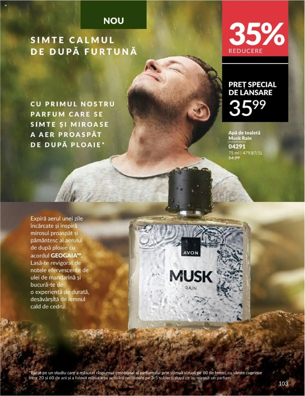 Catalog Avon 1 - 30 August 2025 | Pagina 103 | Produse: Toaletă, Apă de toaletă, Ulei, Apă