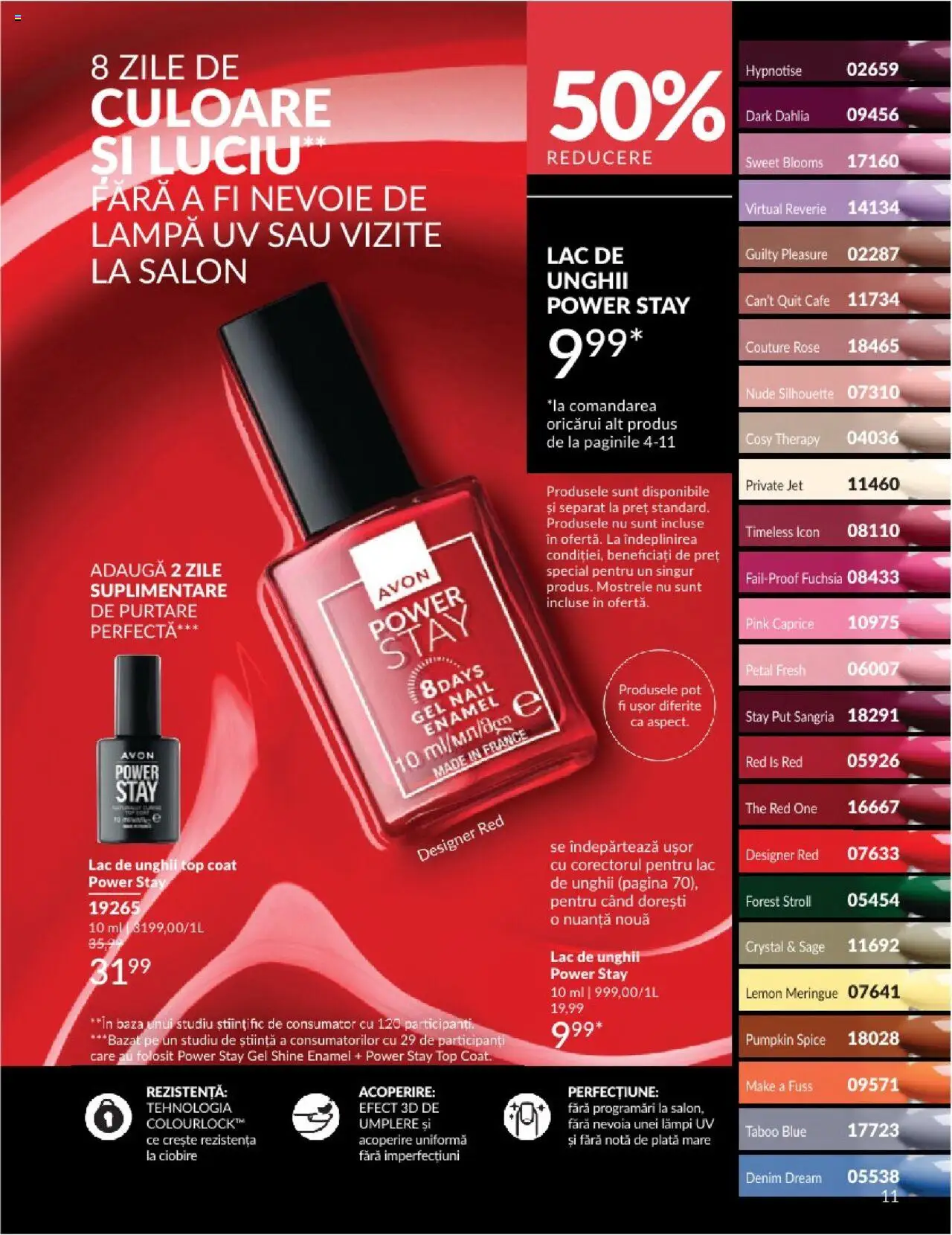 Catalog Avon 1 - 30 August 2025 | Pagina 11 | Produse: Pară, Top coat, Lampă, Lac de unghii