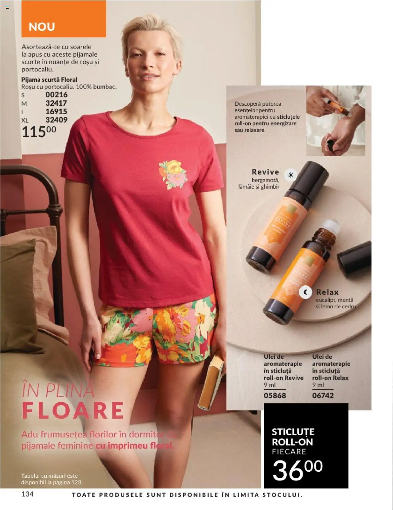 Catalog Avon 1 - 30 August 2025 | Pagina 134 | Produse: Ulei, Pijamale, Lămâie