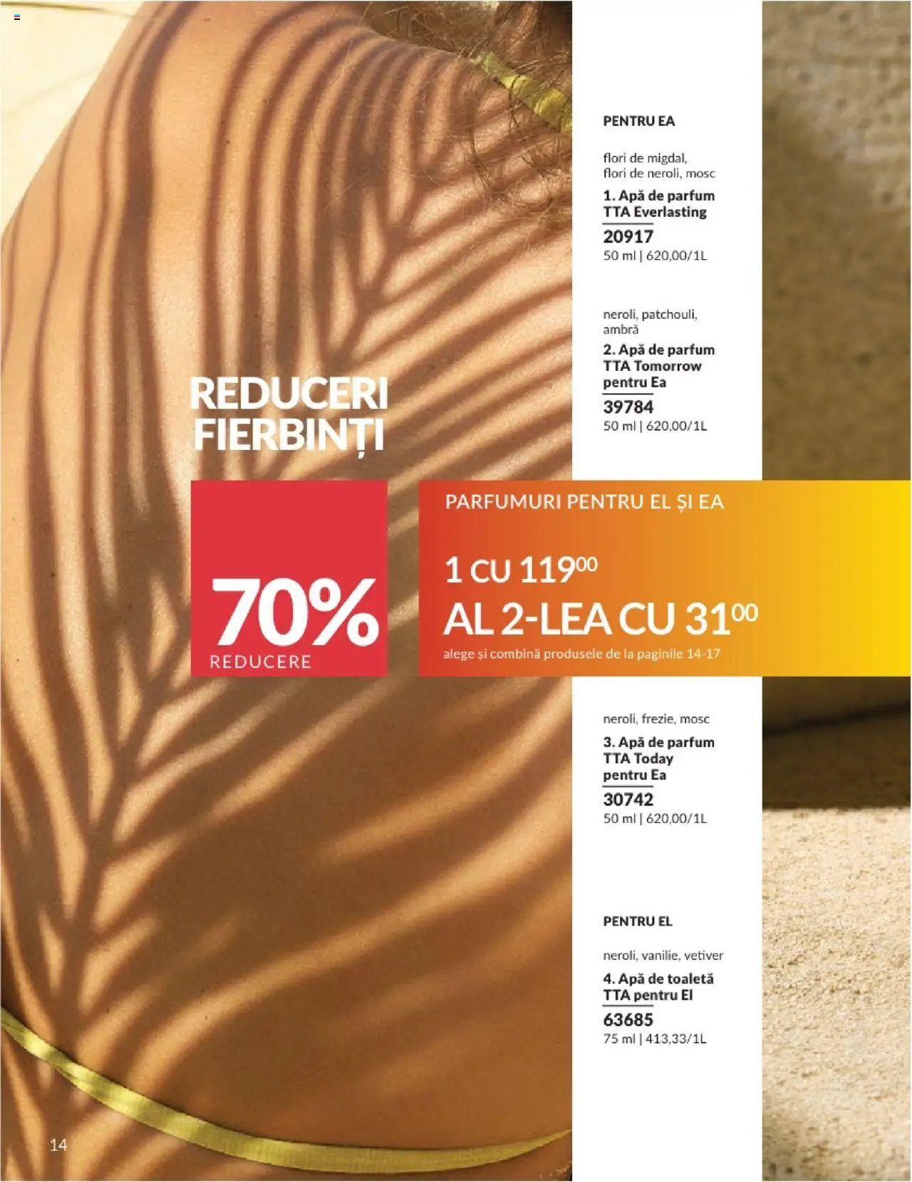 Catalog Avon 1 - 30 August 2025 | Pagina 14 | Produse: Apă de parfum, Parfum, Apă de toaletă, Apă