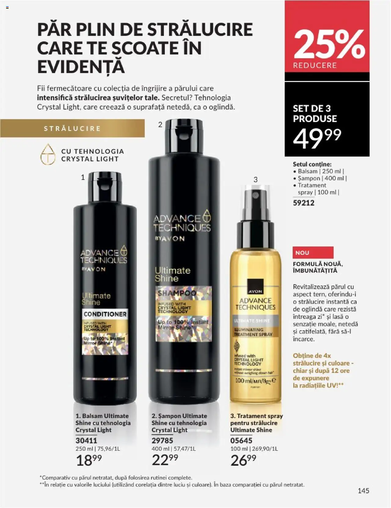 Catalog Avon 1 - 30 August 2025 | Pagina 145 | Produse: Șal, Oglindă, Șampon, Balsam