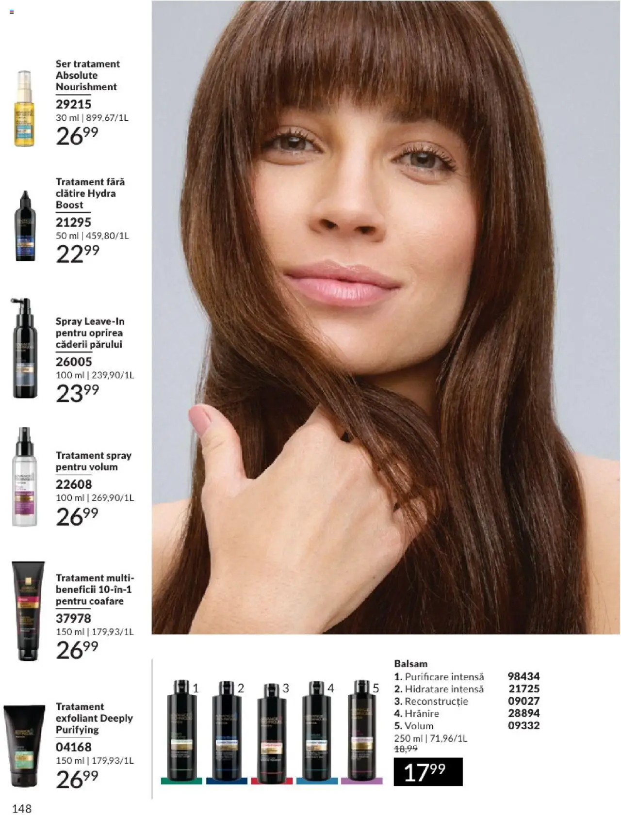 Catalog Avon 1 - 30 August 2025 | Pagina 148 | Produse: Exfoliant, Serum, Balsam