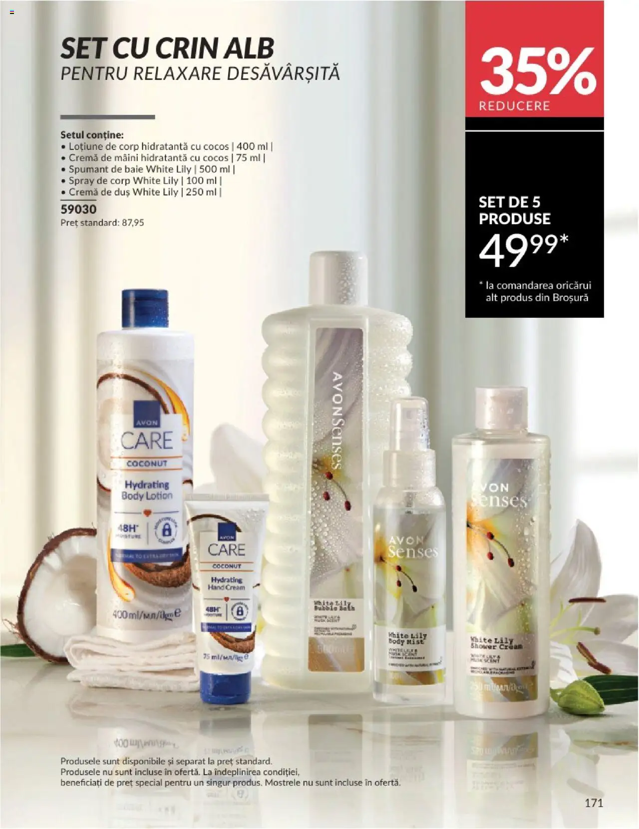 Catalog Avon 1 - 30 August 2025 | Pagina 171 | Produse: Body, Duș, Cremă de mâini, Spumant de baie