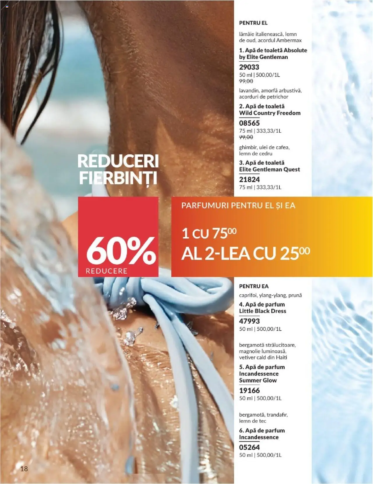 Catalog Avon 1 - 30 August 2025 | Pagina 18 | Produse: Apă de parfum, Toaletă, Apă, Lămâie