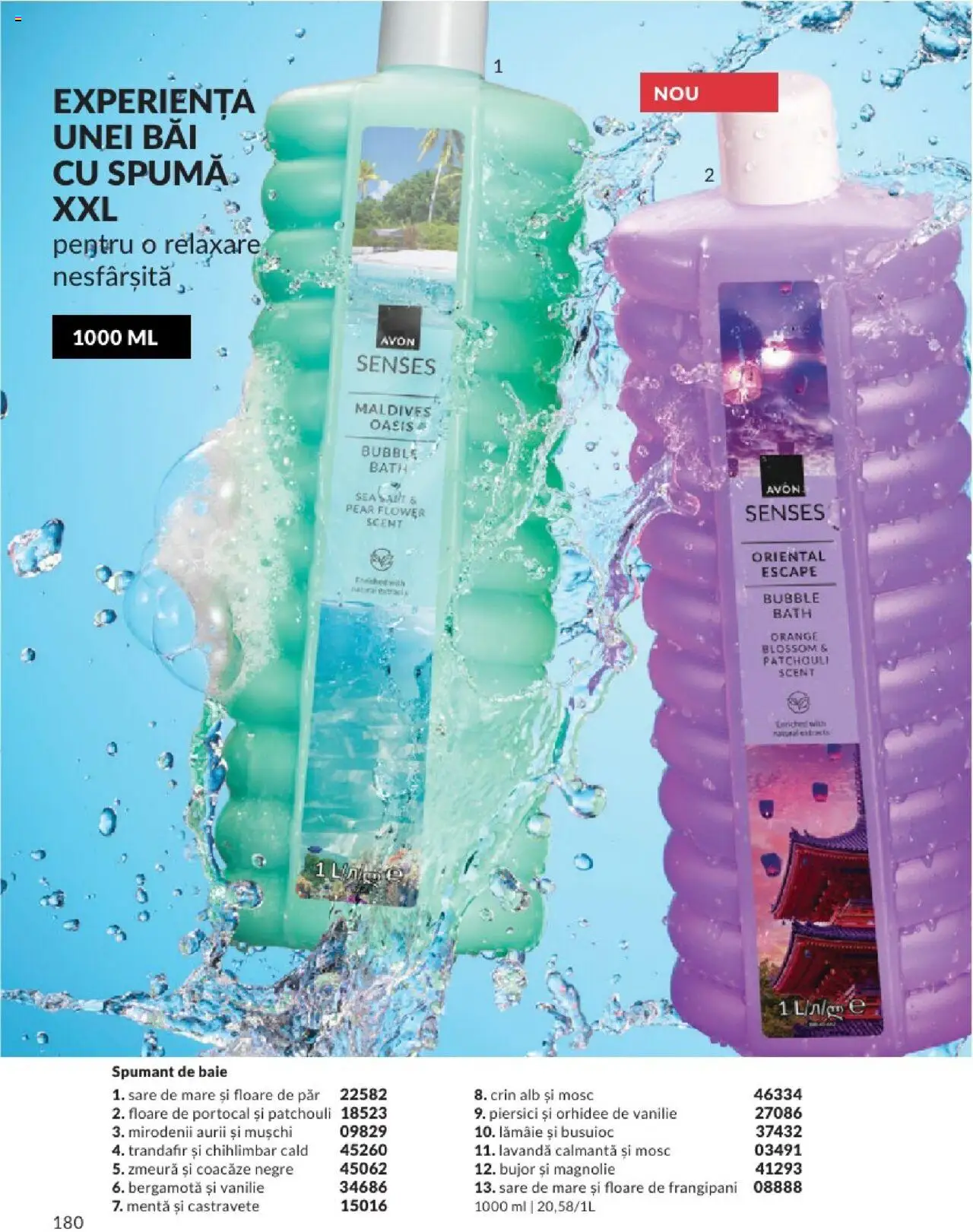 Catalog Avon 1 - 30 August 2025 | Pagina 180 | Produse: Zmeură, Trandafir, Sare, Lămâie