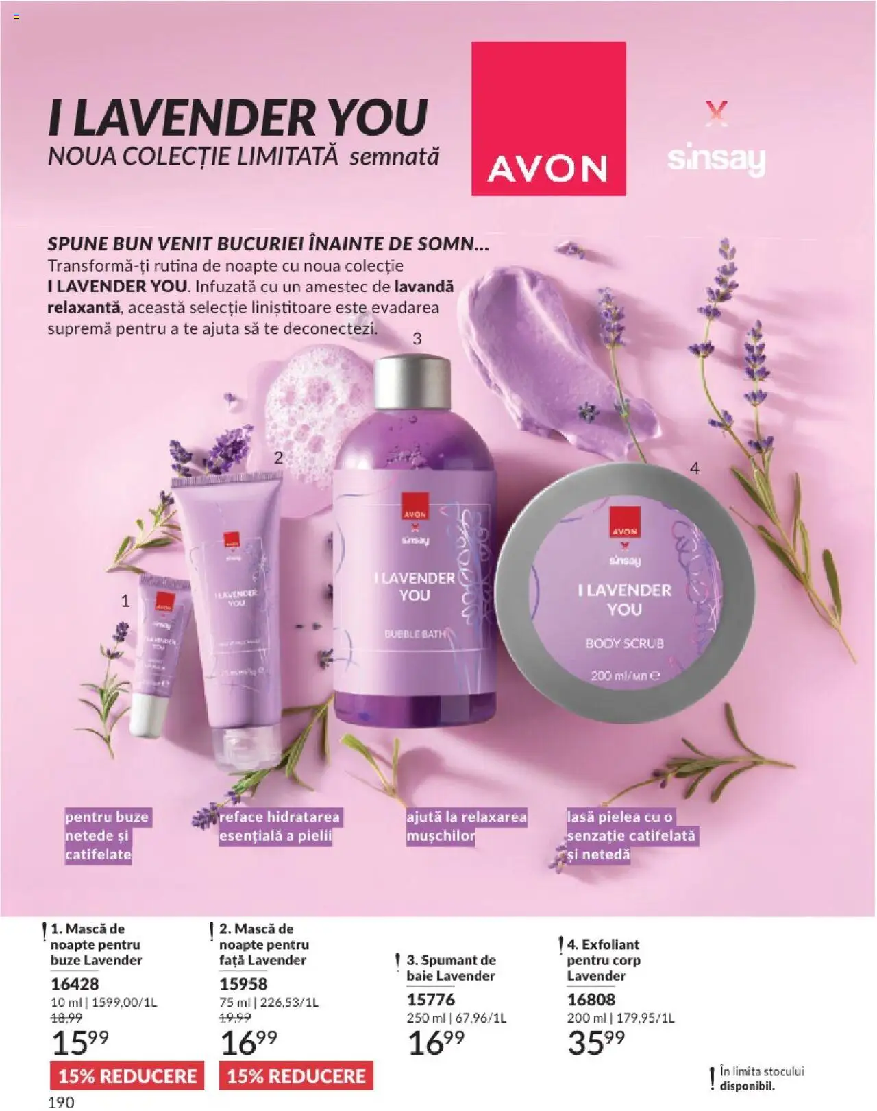 Catalog Avon 1 - 30 August 2025 | Pagina 190 | Produse: Exfoliant, Scrub, Body, Spumant de baie