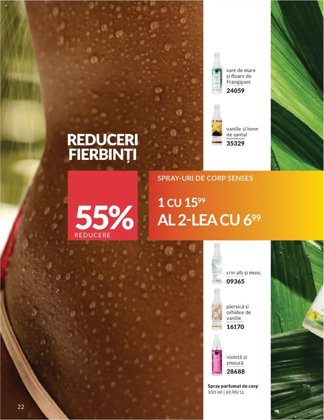 Catalog Avon 1 - 30 August 2025 | Pagina 22 | Produse: Piersică, Zmeură, Orhidee, Sare