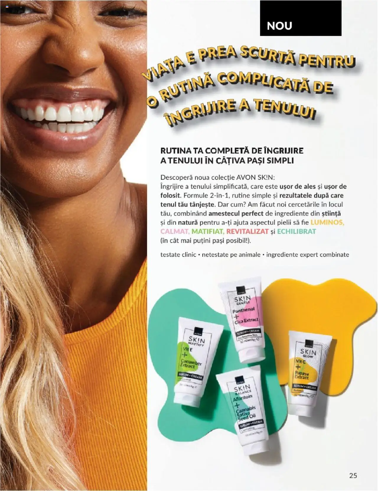 Catalog Avon 1 - 30 August 2025 | Pagina 25 | Produse: Serum, Boncuklu Oyuncakları