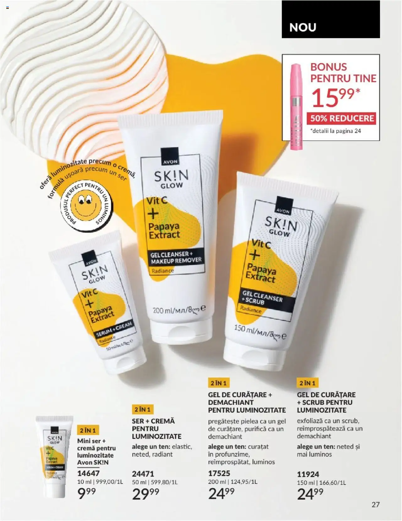 Catalog Avon 1 - 30 August 2025 | Pagina 27 | Produse: Serum, Scrub, Cremă, Boncuklu Oyuncakları