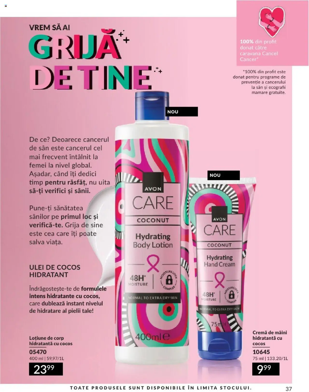 Catalog Avon 1 - 30 August 2025 | Pagina 37 | Produse: Body, Cremă, Ulei, Cremă de mâini