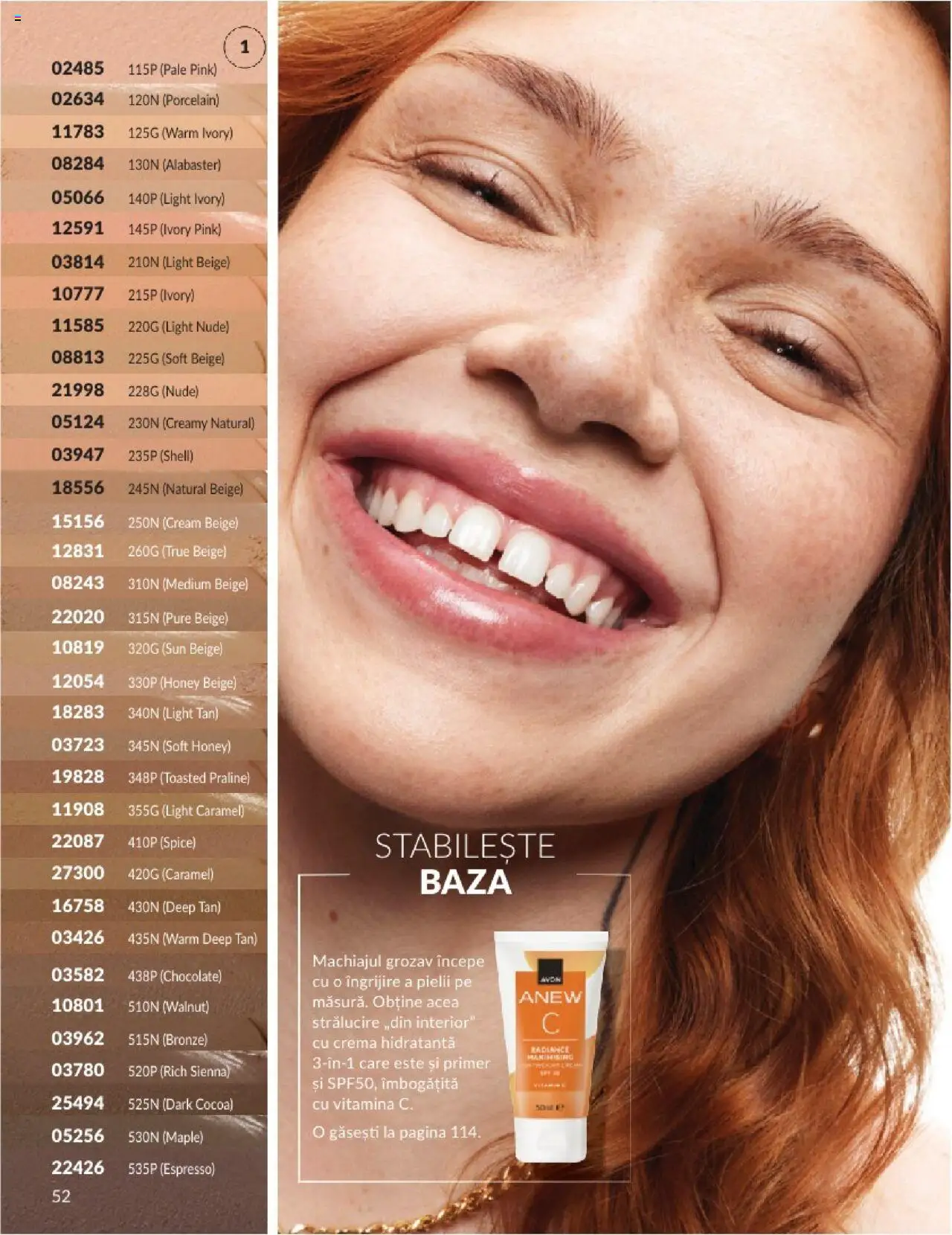 Catalog Avon 1 - 30 August 2025 | Pagina 52 | Produse: Arapsaçı, Praline, Cremă