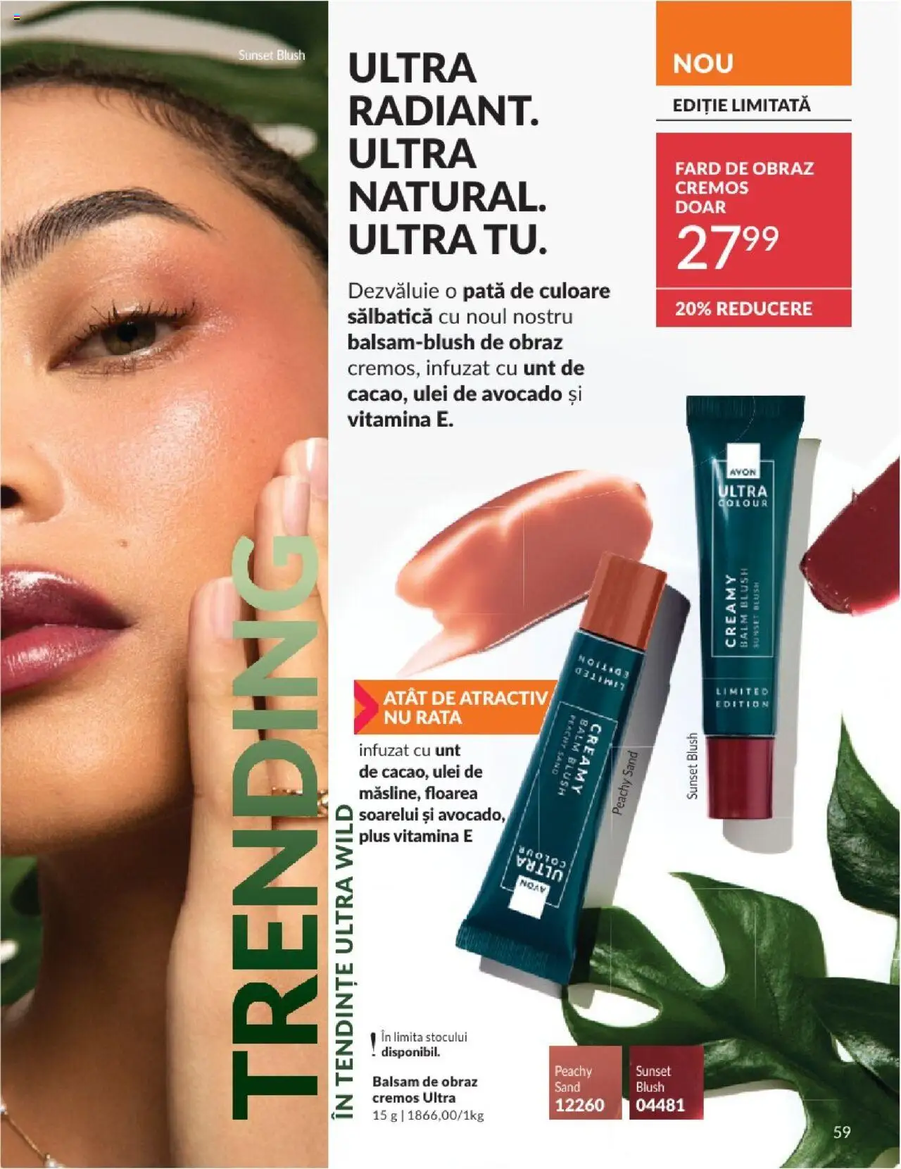 Catalog Avon 1 - 30 August 2025 | Pagina 59 | Produse: Rață, Unt, Ulei, Avocado