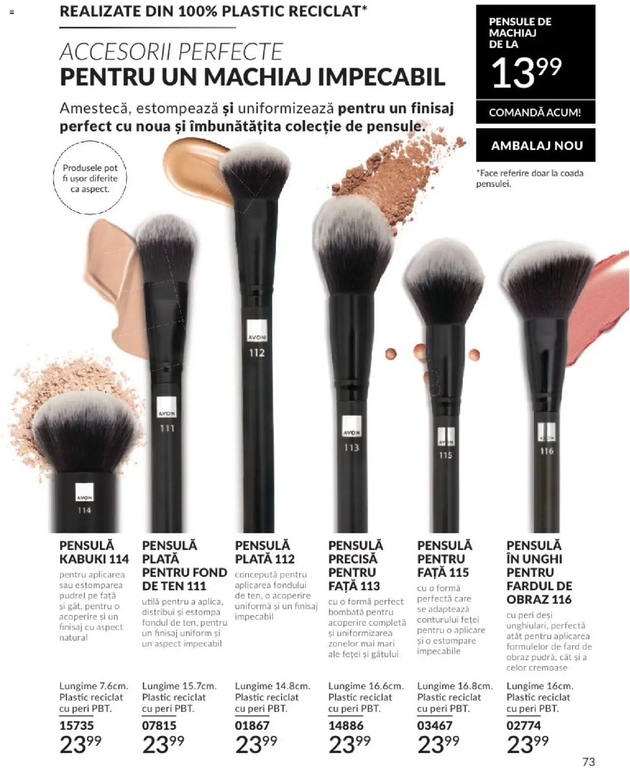 Catalog Avon 1 - 30 August 2025 | Pagina 73 | Produse: Fond de ten, Machiaj