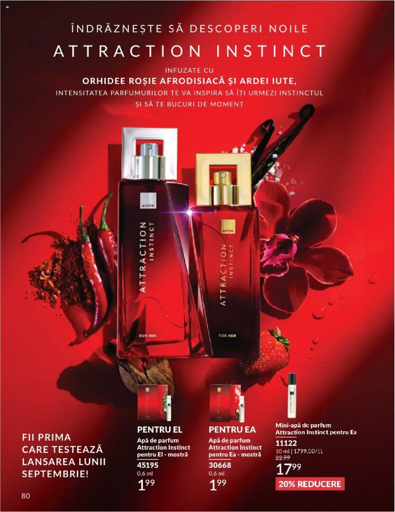 Catalog Avon 1 - 30 August 2025 | Pagina 80 | Produse: Orhidee, Parfum, Ardei, Apă