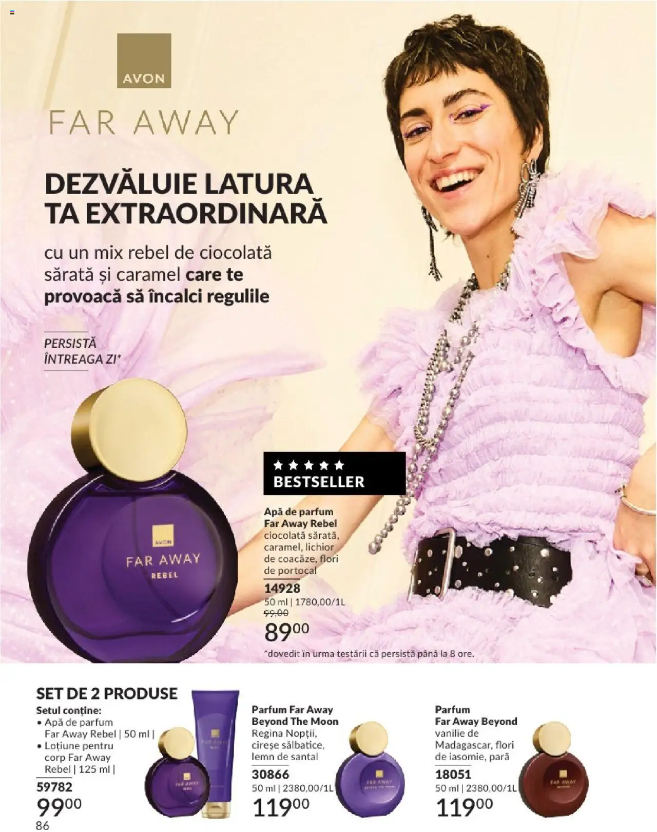 Catalog Avon 1 - 30 August 2025 | Pagina 86 | Produse: Apă de parfum, Parfum, Cireșe, Apă