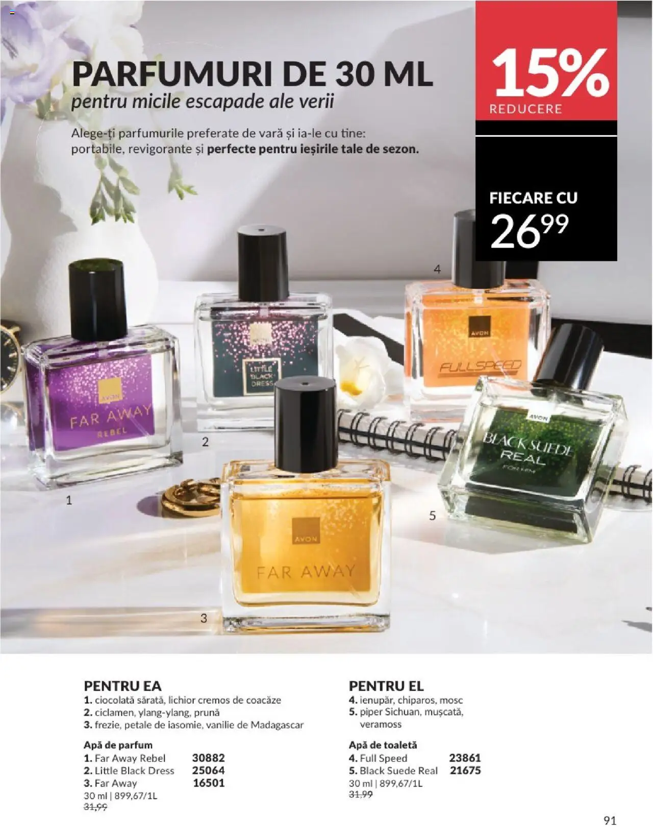 Catalog Avon 1 - 30 August 2025 | Pagina 91 | Produse: Apă de parfum, Apă de toaletă, Ciocolată, Piper