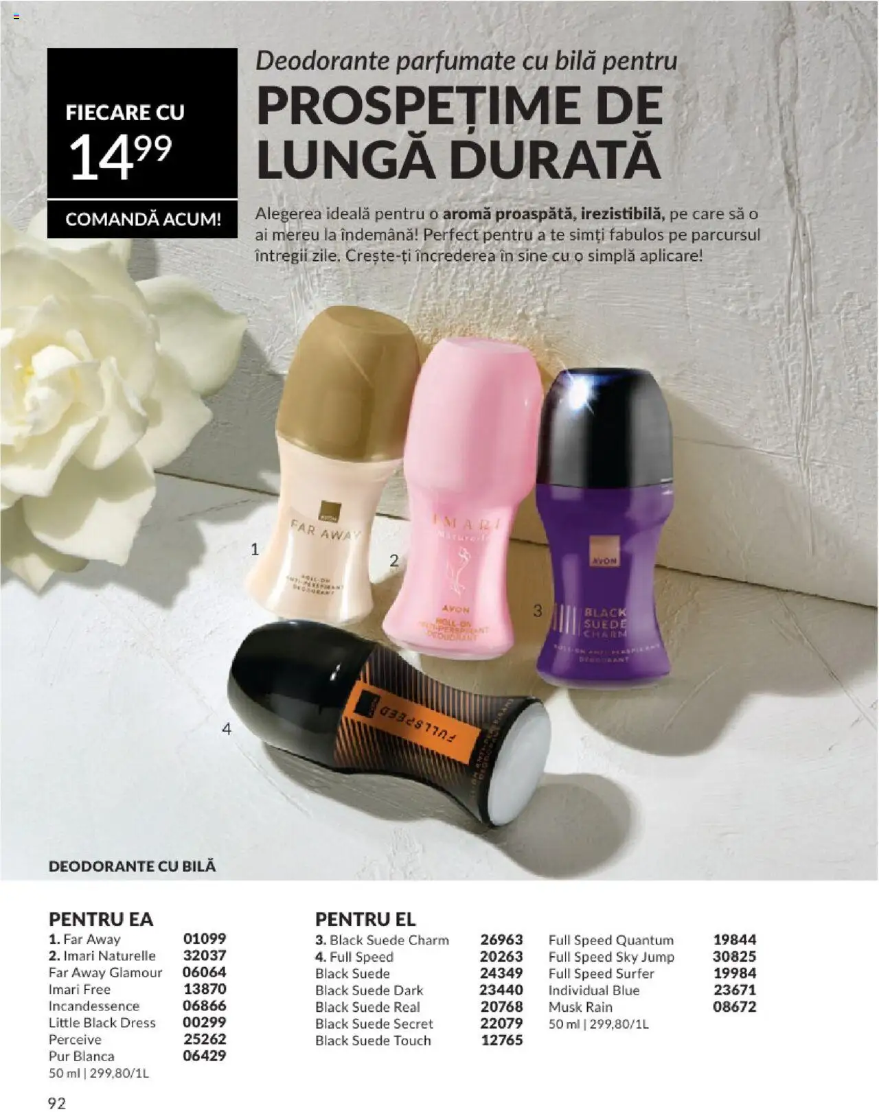 Catalog Avon 1 - 30 August 2025 | Pagina 92 | Produse: Deodorant