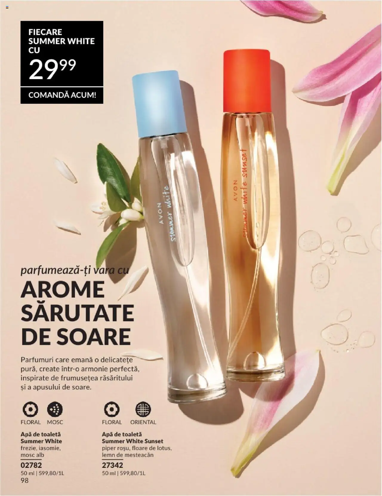 Catalog Avon 1 - 30 August 2025 | Pagina 98 | Produse: Toaletă, Apă de toaletă, Apă, Piper