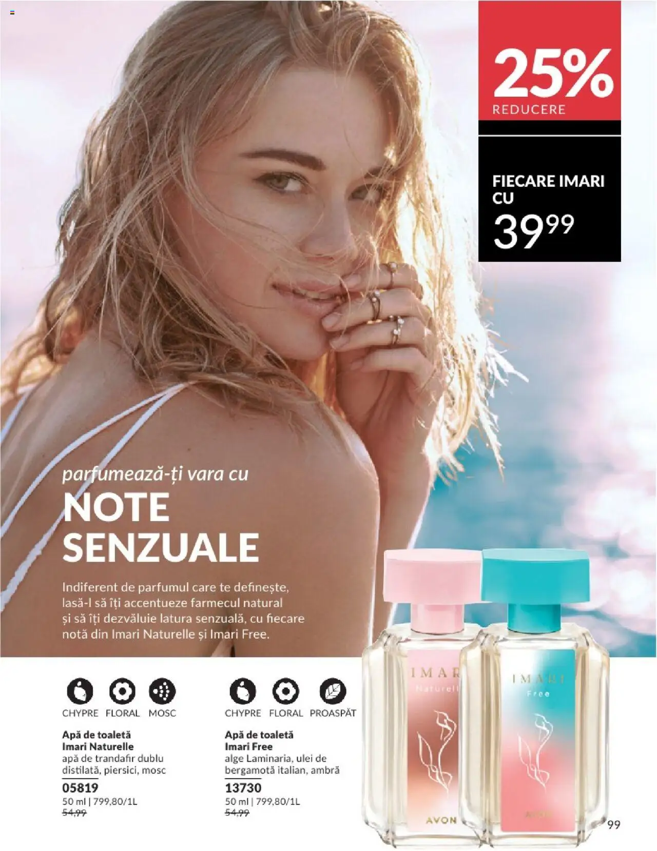Catalog Avon 1 - 30 August 2025 | Pagina 99 | Produse: Trandafir, Toaletă, Apă de toaletă, Apă