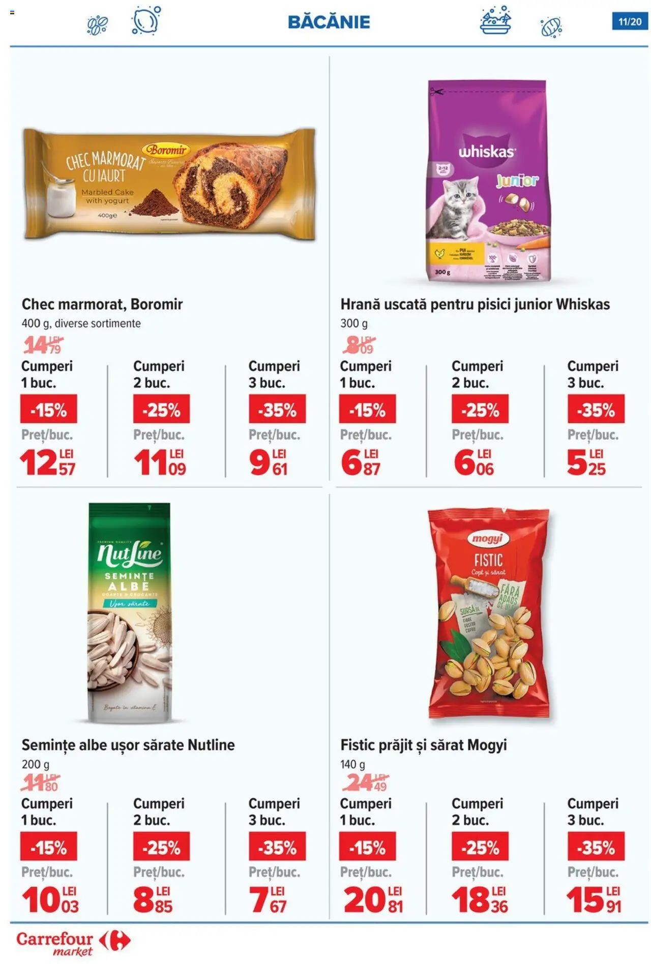 Catalog Carrefour 30 Iulie - 4 August 2025 | Pagina 12 | Produse: Semințe, Iaurt, Fistic