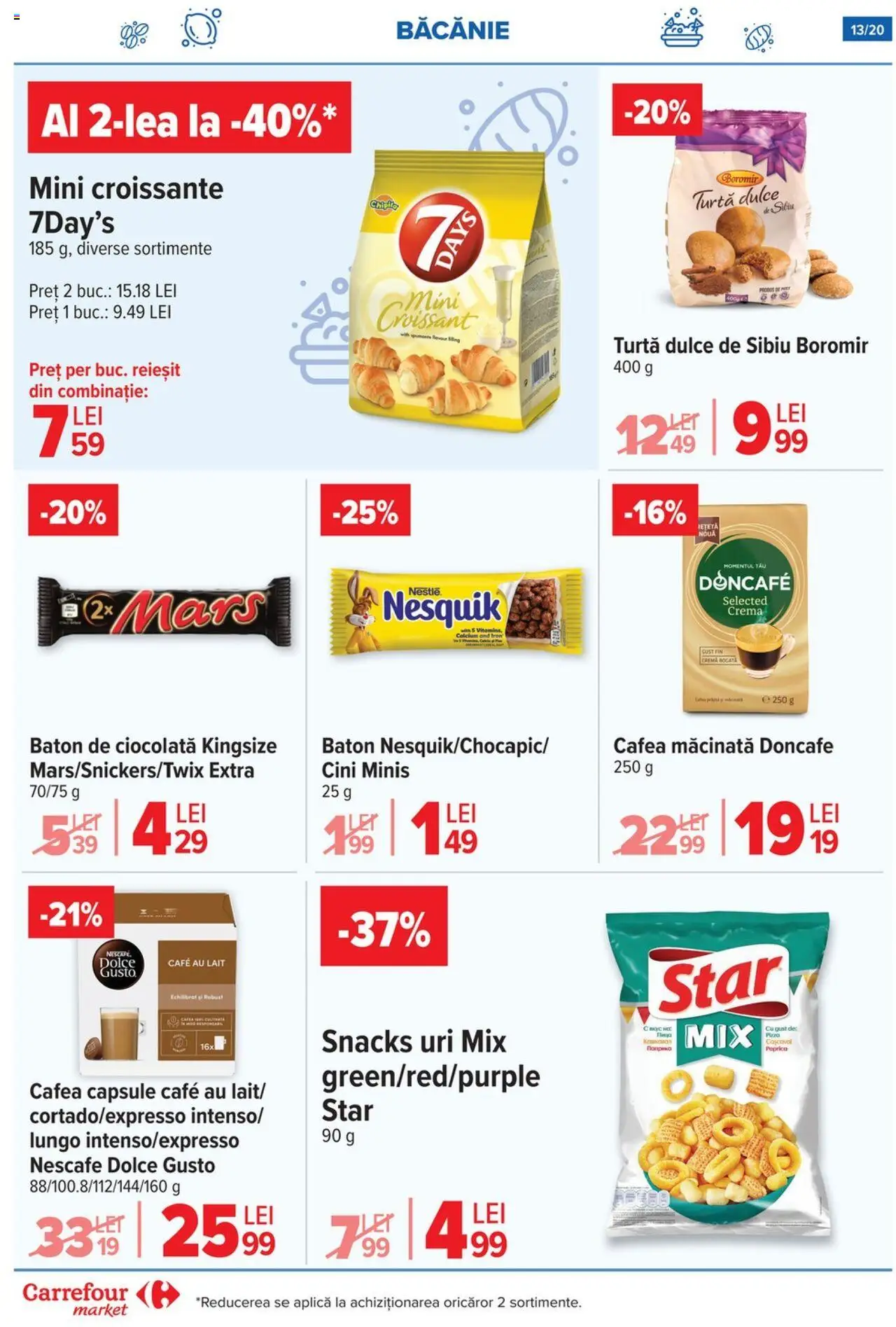 Catalog Carrefour 30 Iulie - 4 August 2025 | Pagina 14 | Produse: Cremă, Cafea, Ciocolată, Turtă dulce