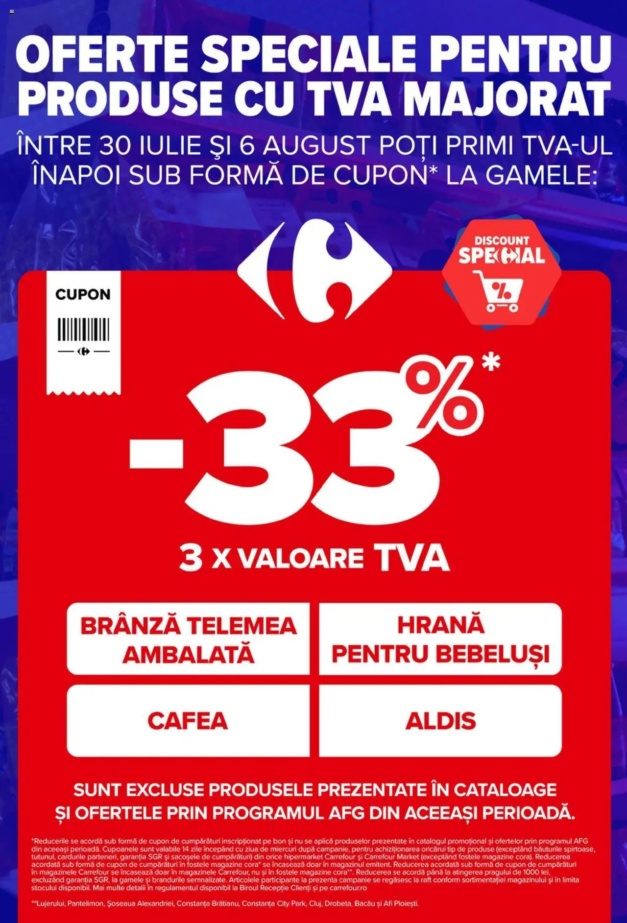 Catalog Carrefour 30 Iulie - 4 August 2025 | Pagina 2 | Produse: Raft, Brânză, Cafea