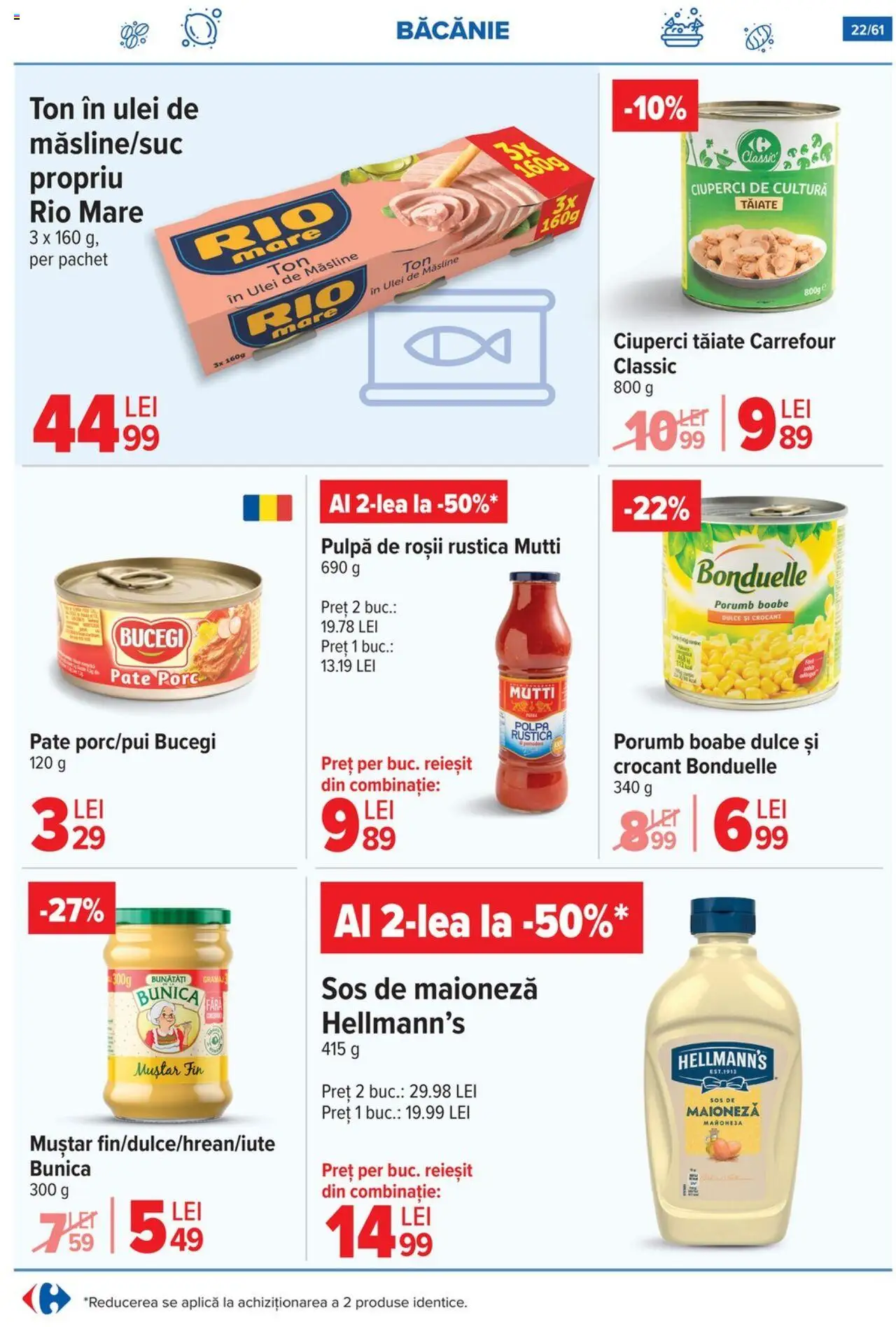 Catalog Carrefour 30 Iulie - 4 August 2025 | Pagina 23 | Produse: Pate, Ulei, Muștar, Porumb