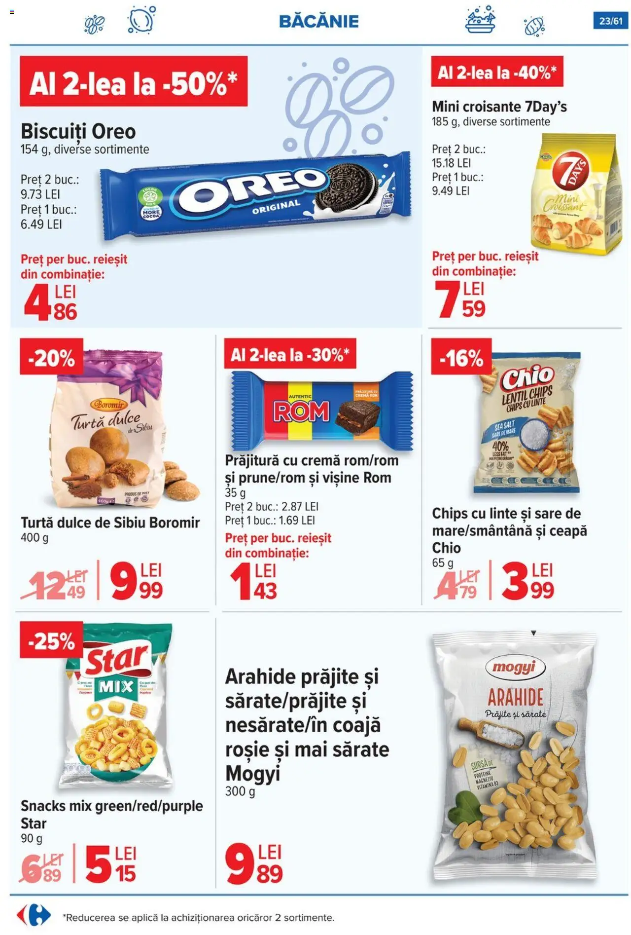 Catalog Carrefour 30 Iulie - 4 August 2025 | Pagina 24 | Produse: Arahide, Cremă, Biscuiți, Sare