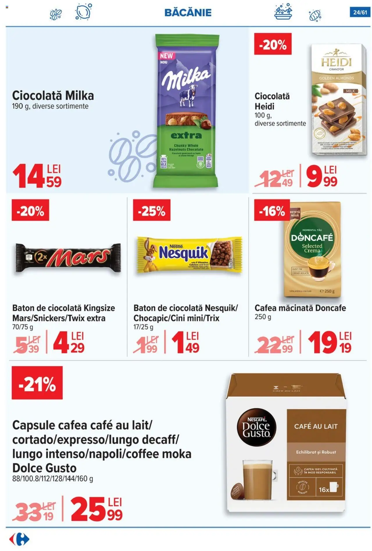 Catalog Carrefour 30 Iulie - 4 August 2025 | Pagina 25 | Produse: Cremă, Cafea, Ciocolată